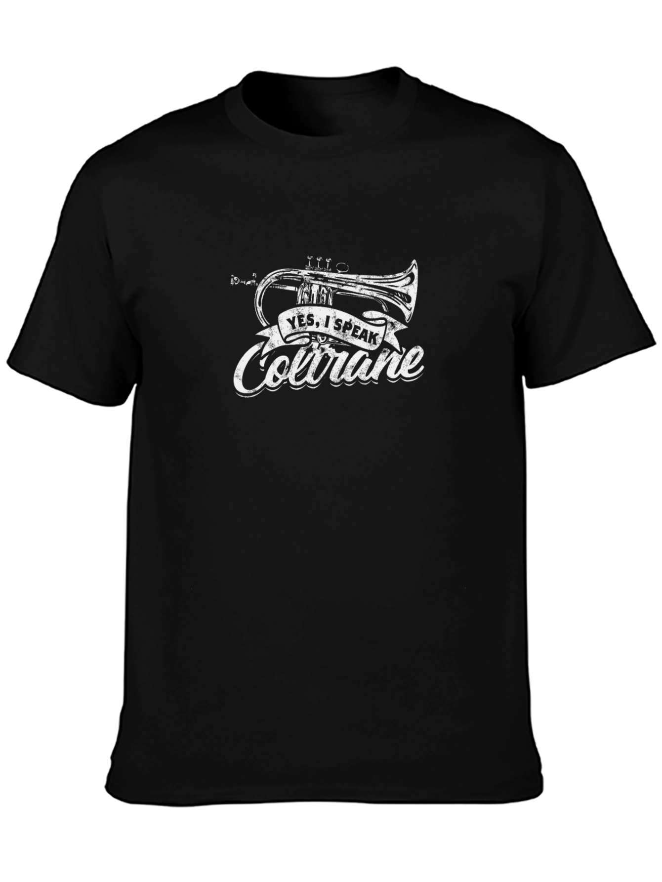 Yes I Speak Coltrane Black T-Shirt