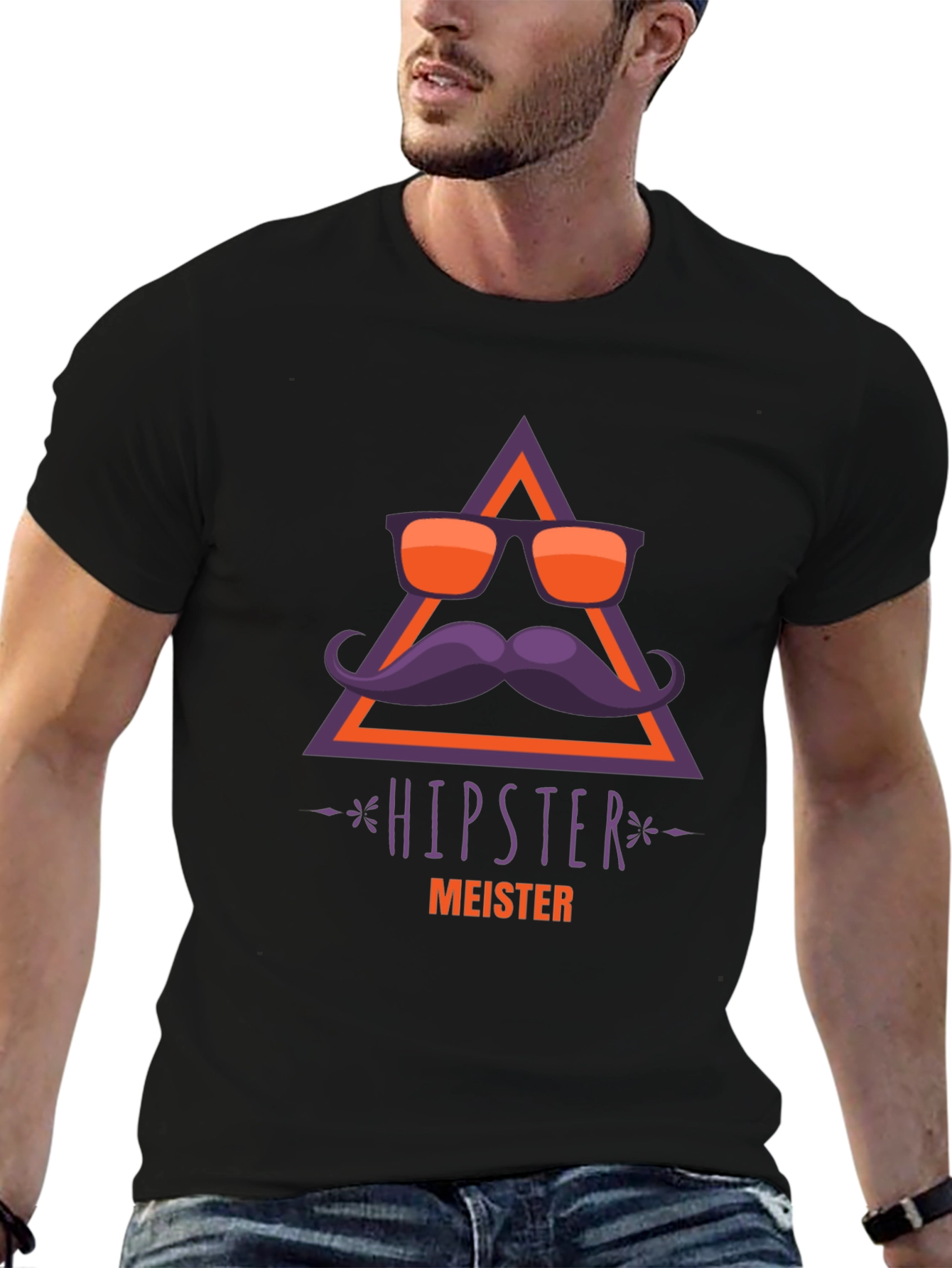 Hipster Meister Graphic Tee - Cool & Trendy