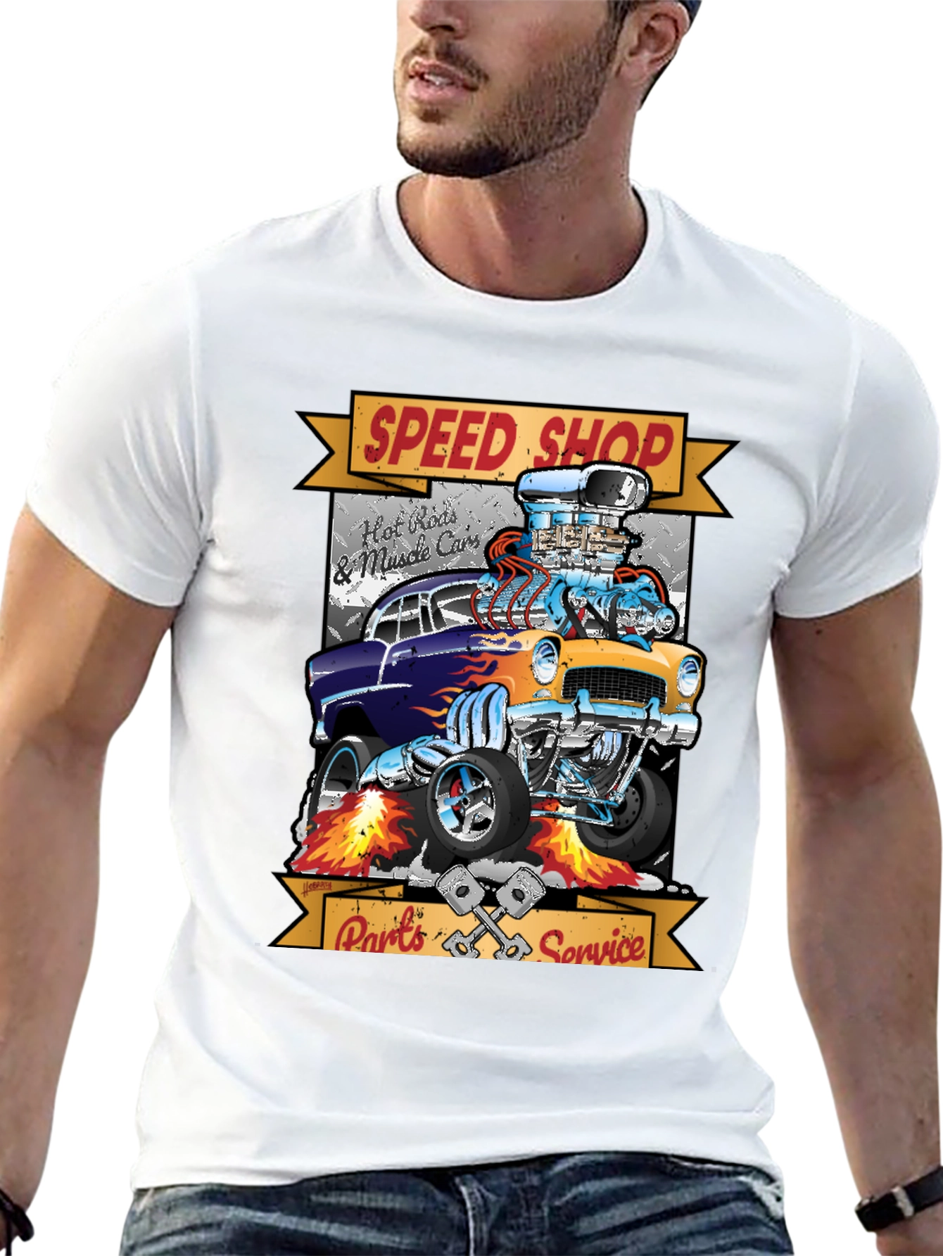 Speed Shop Hot Rod T-Shirt
