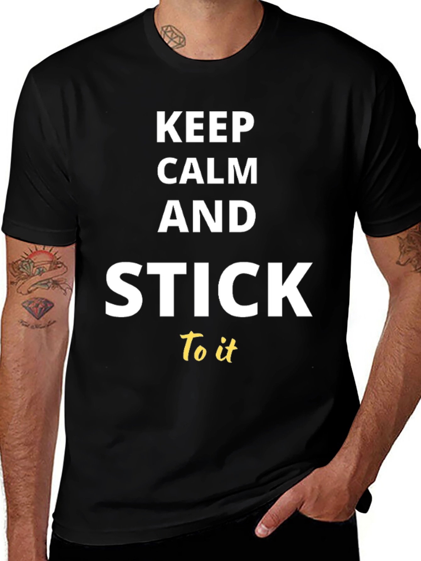 Keep Calm and Stick to It T-Shirt
