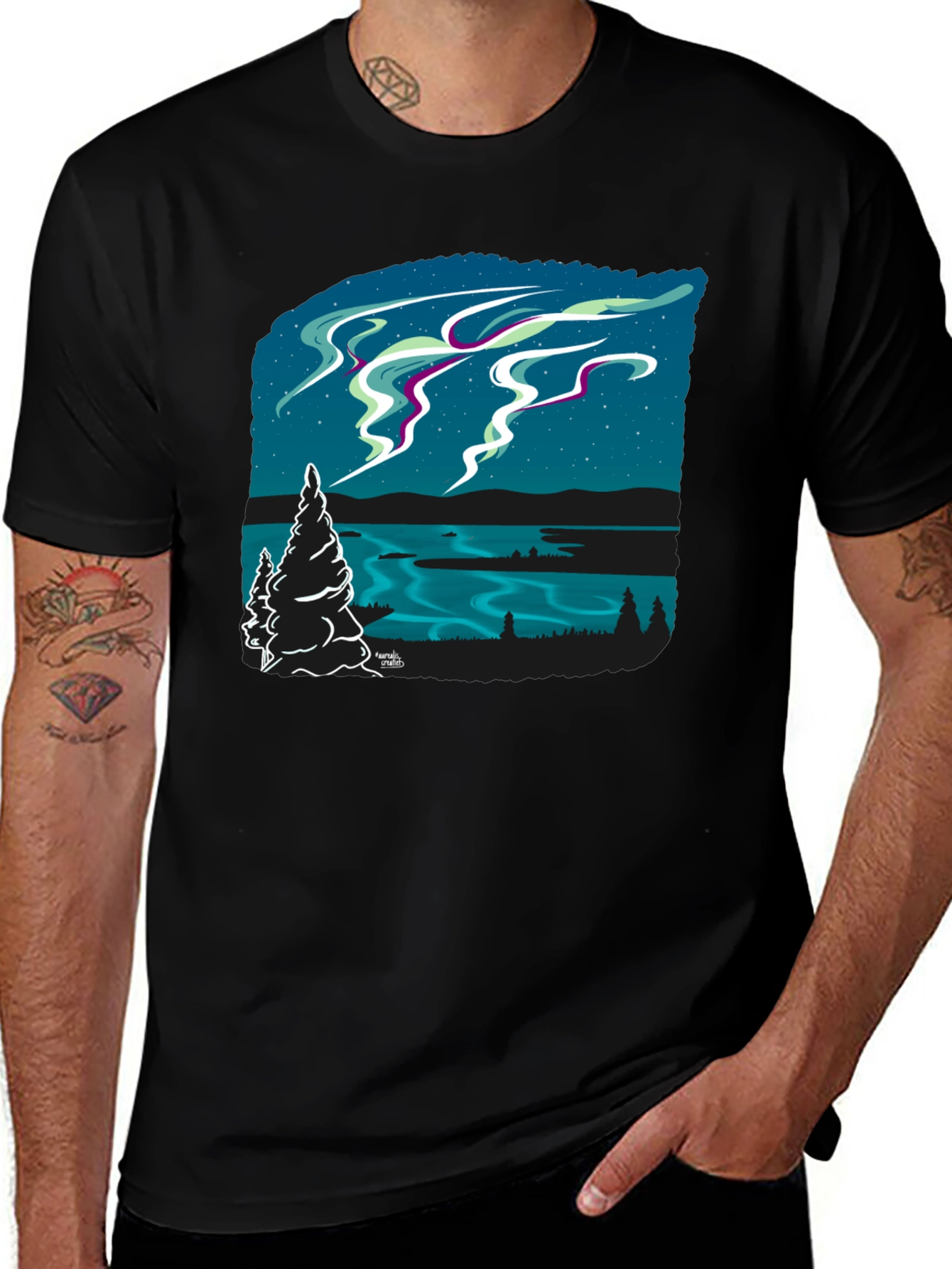 Aurora Borealis Graphic Tee