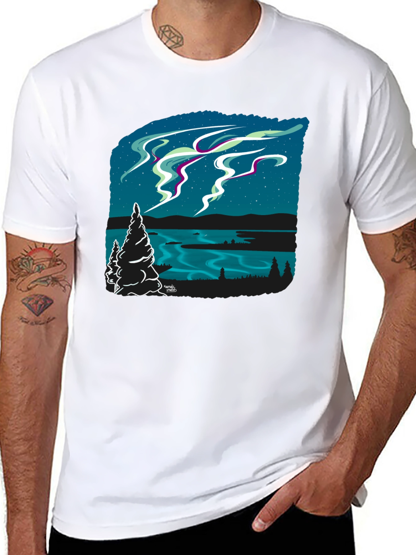 Aurora Borealis Graphic Tee