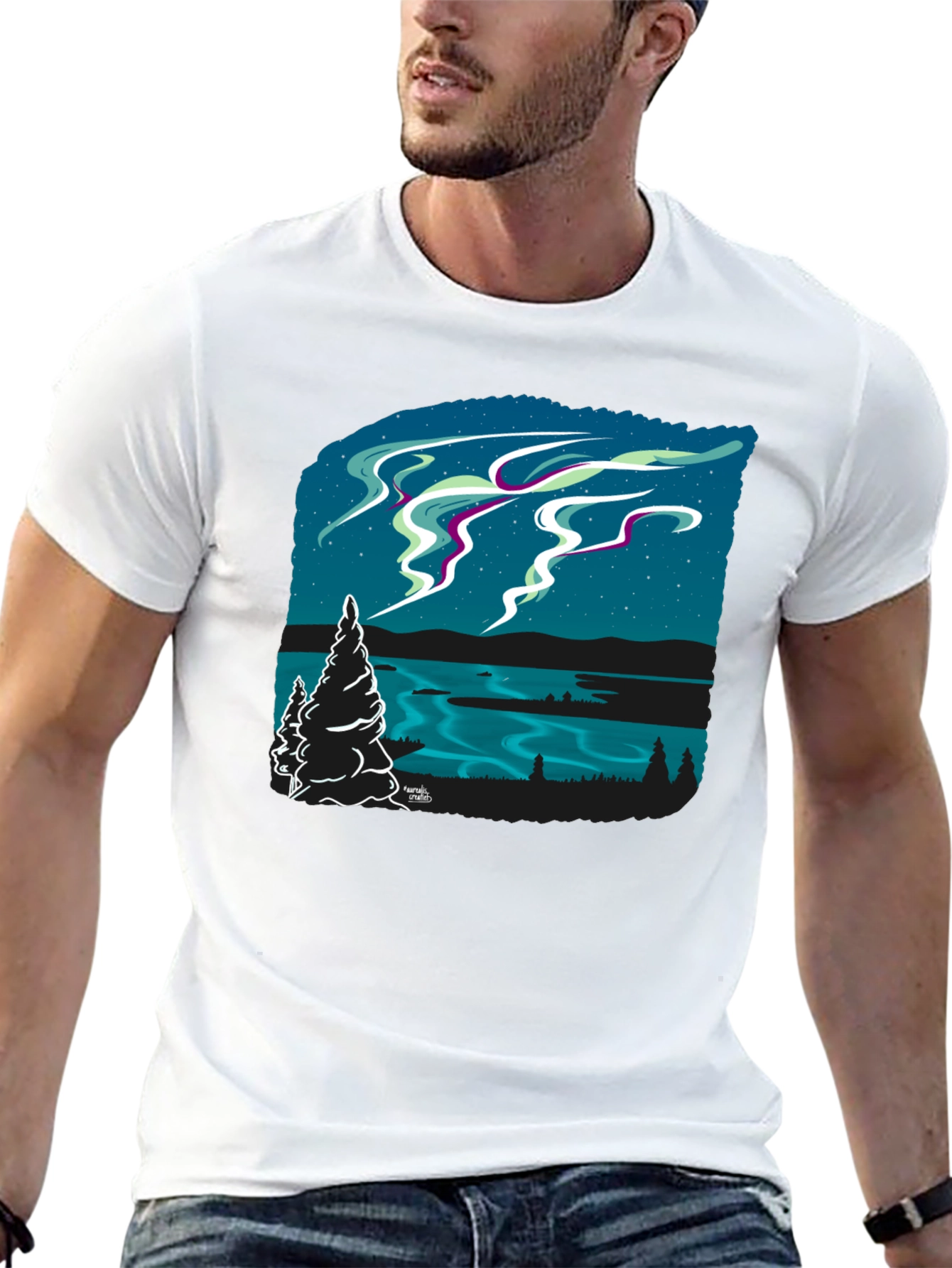 Aurora Borealis Graphic Tee