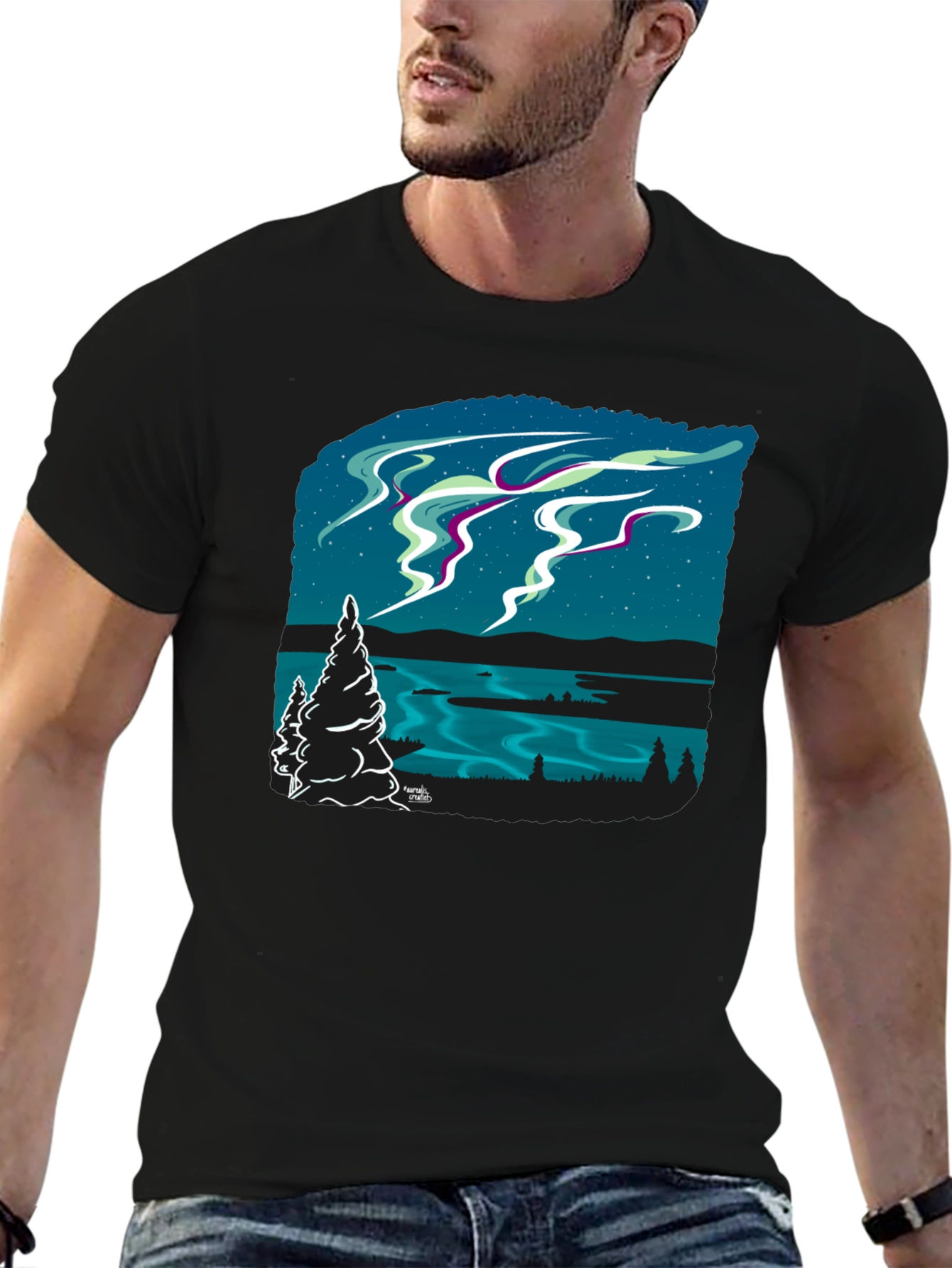 Aurora Borealis Graphic Tee