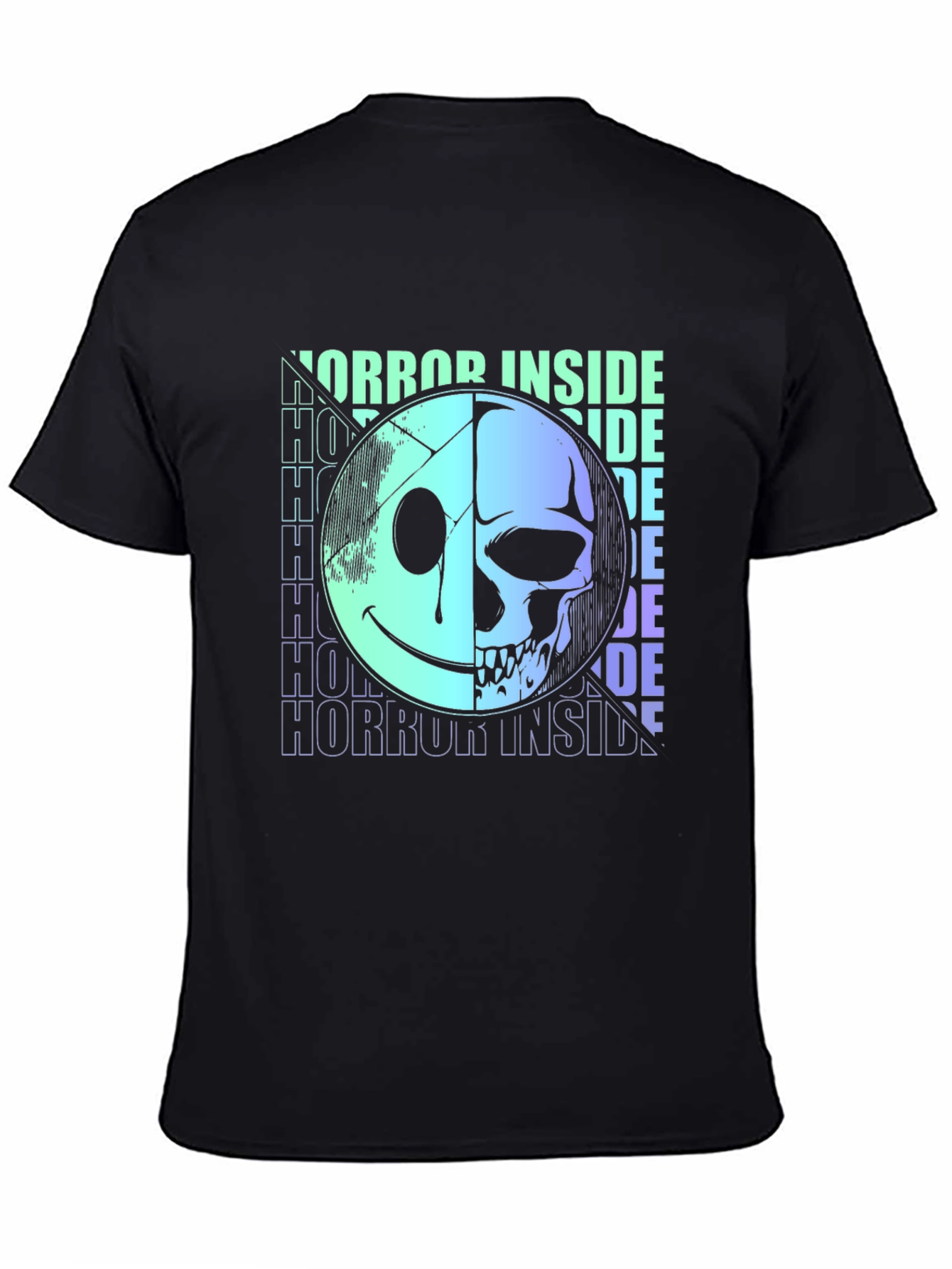 Horror Inside Graphic T-Shirt - Black