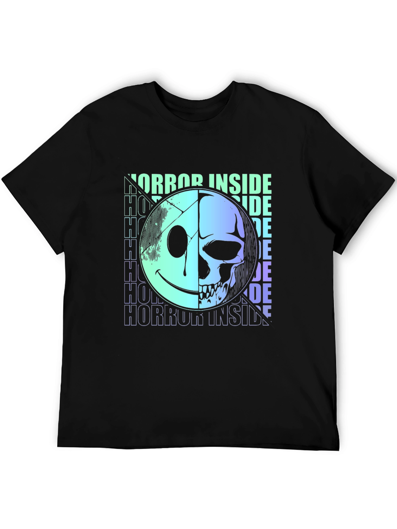 Horror Inside Graphic T-Shirt - Black