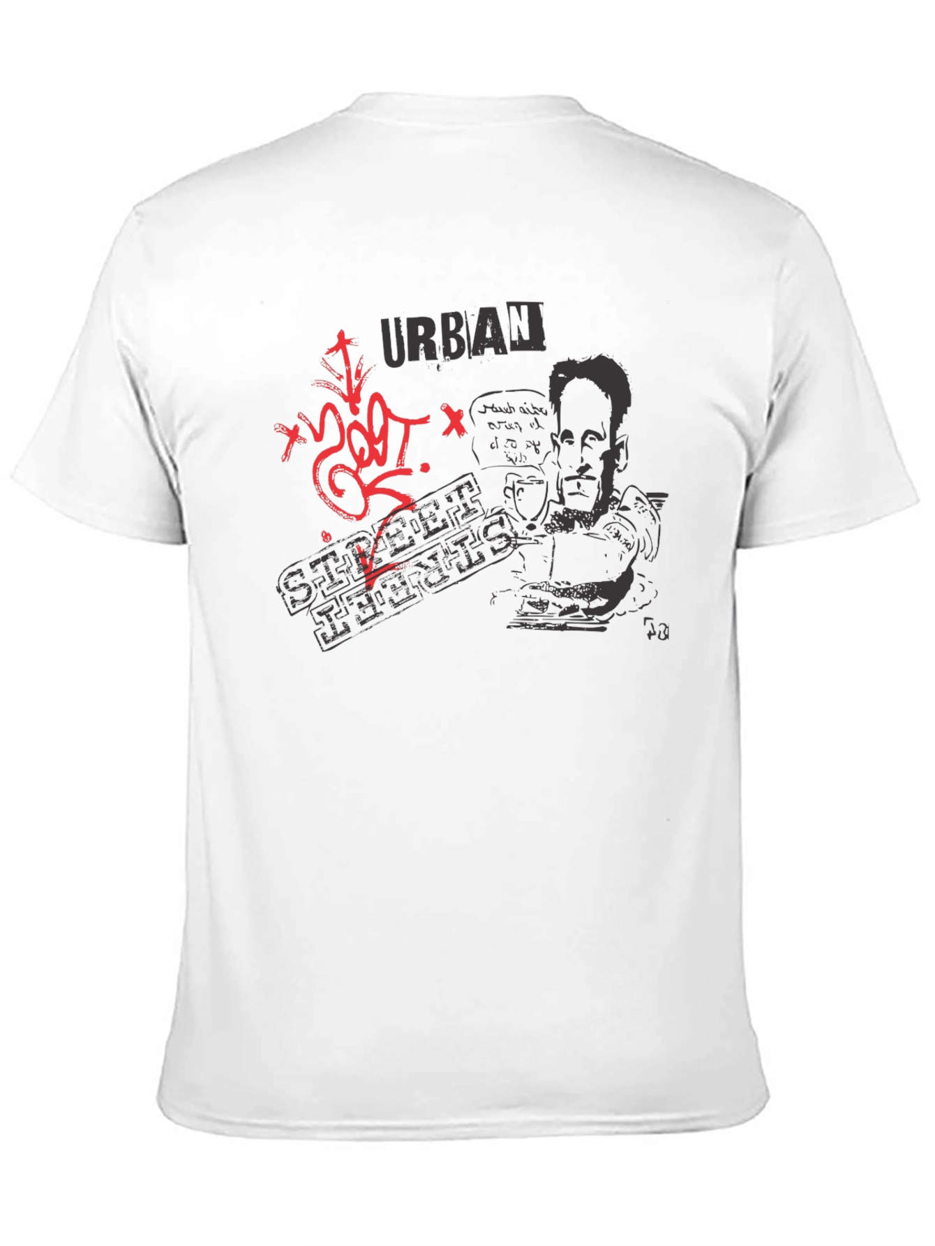 Urban Street Arts T-Shirt - Black Graphic Tee