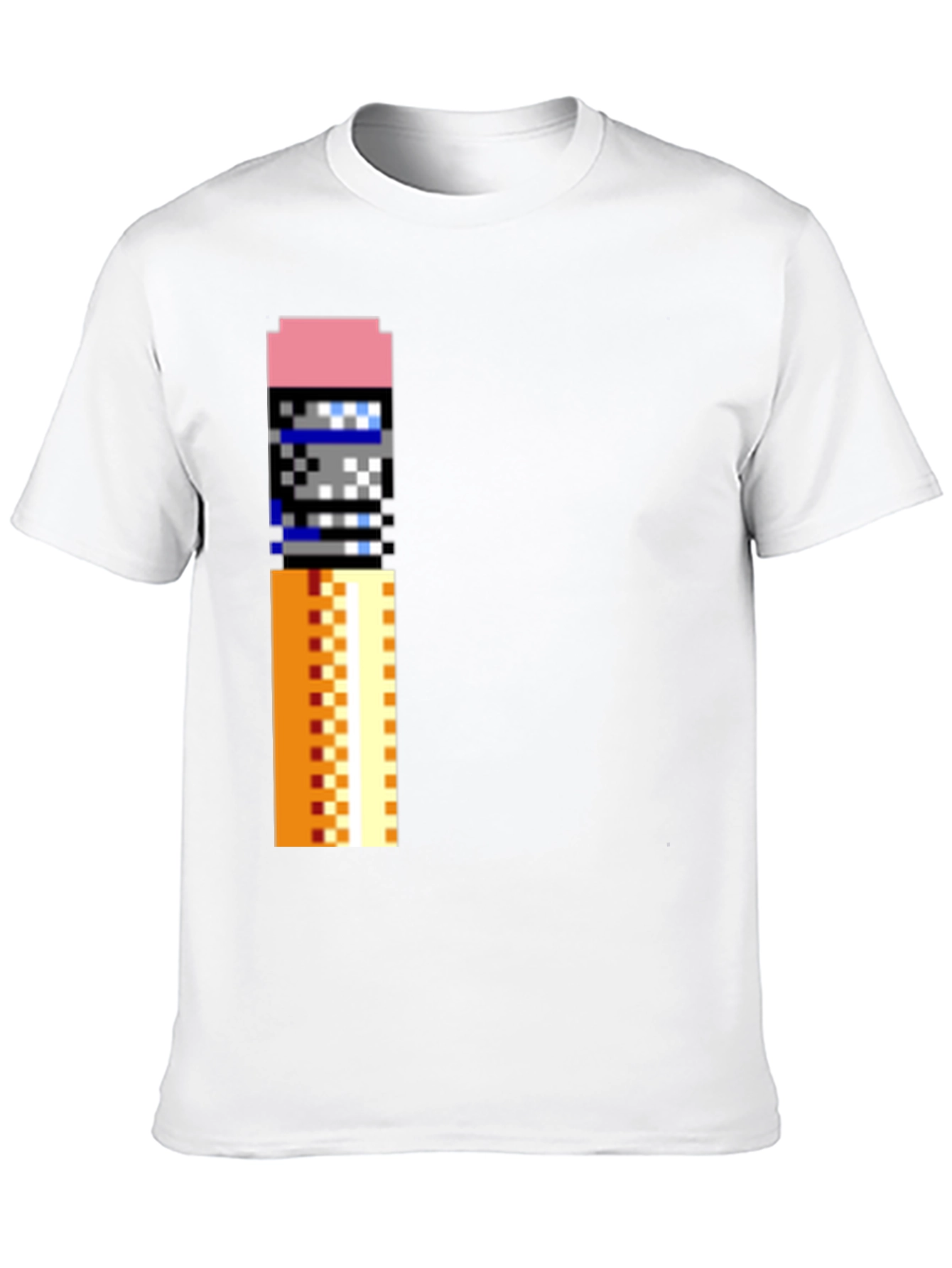 Pixel Art Pencil Graphic Tee
