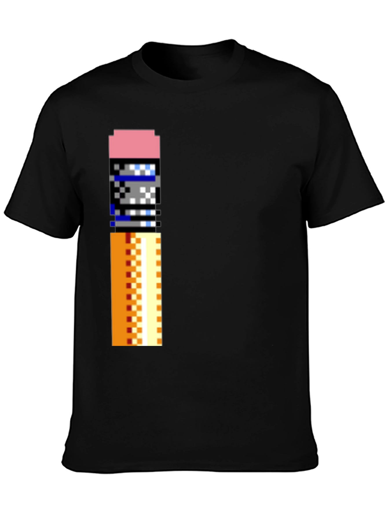 Pixel Art Pencil Graphic Tee