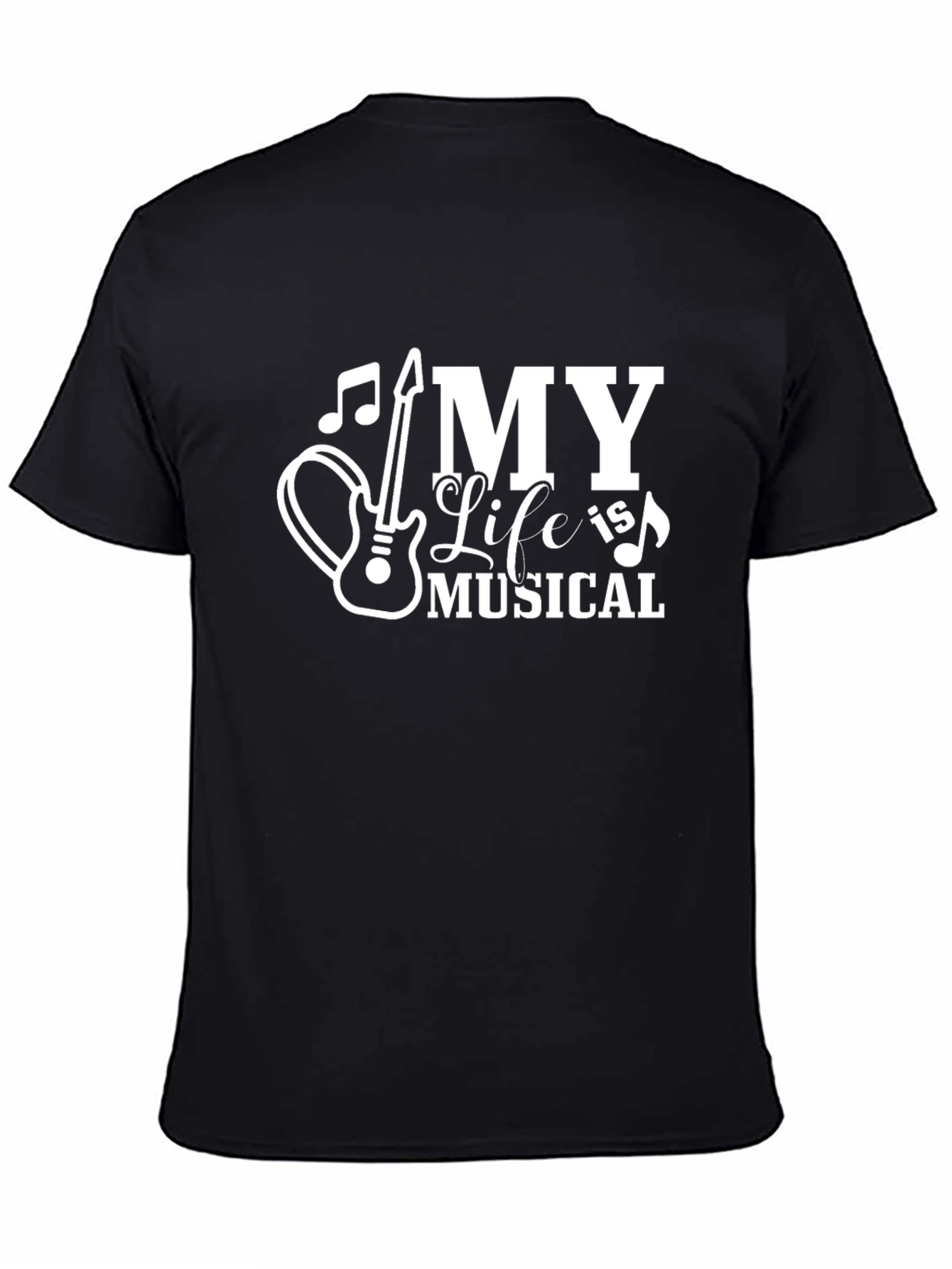 My Life is Musical Black T-Shirt