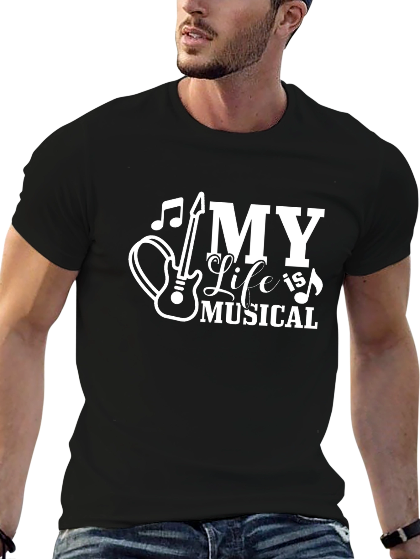 My Life is Musical Black T-Shirt