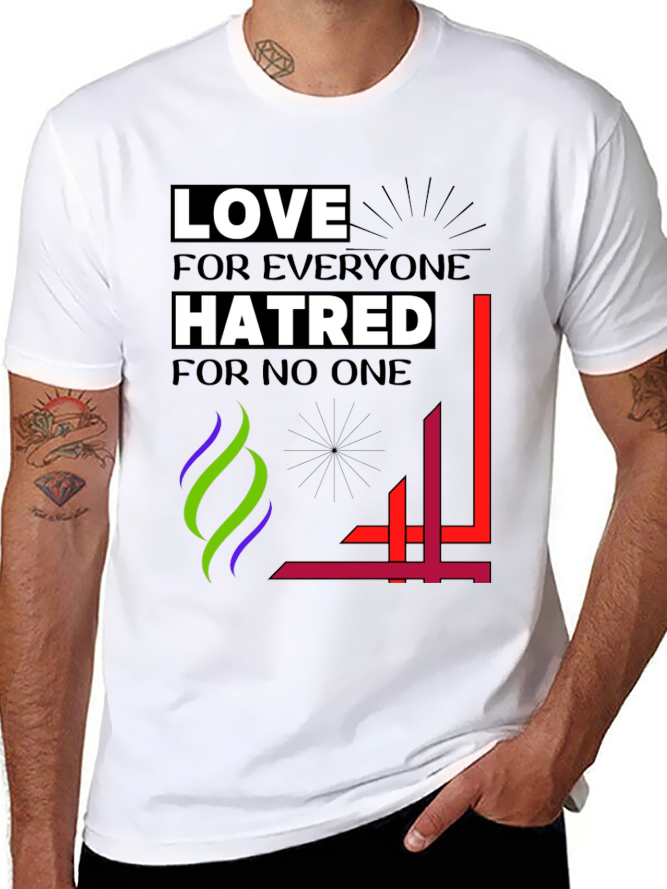 Love and Hatred Graphic Tee