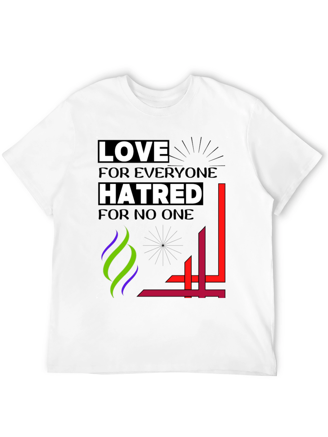Love and Hatred Graphic Tee