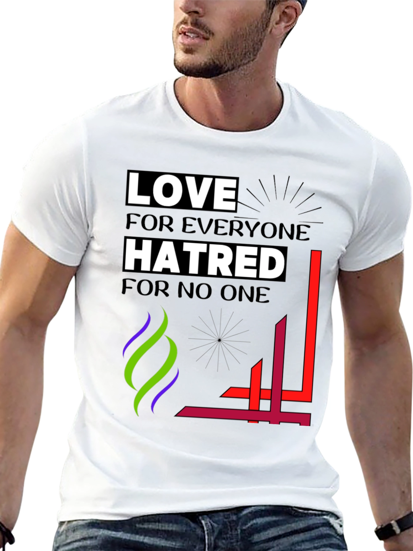 Love and Hatred Graphic Tee