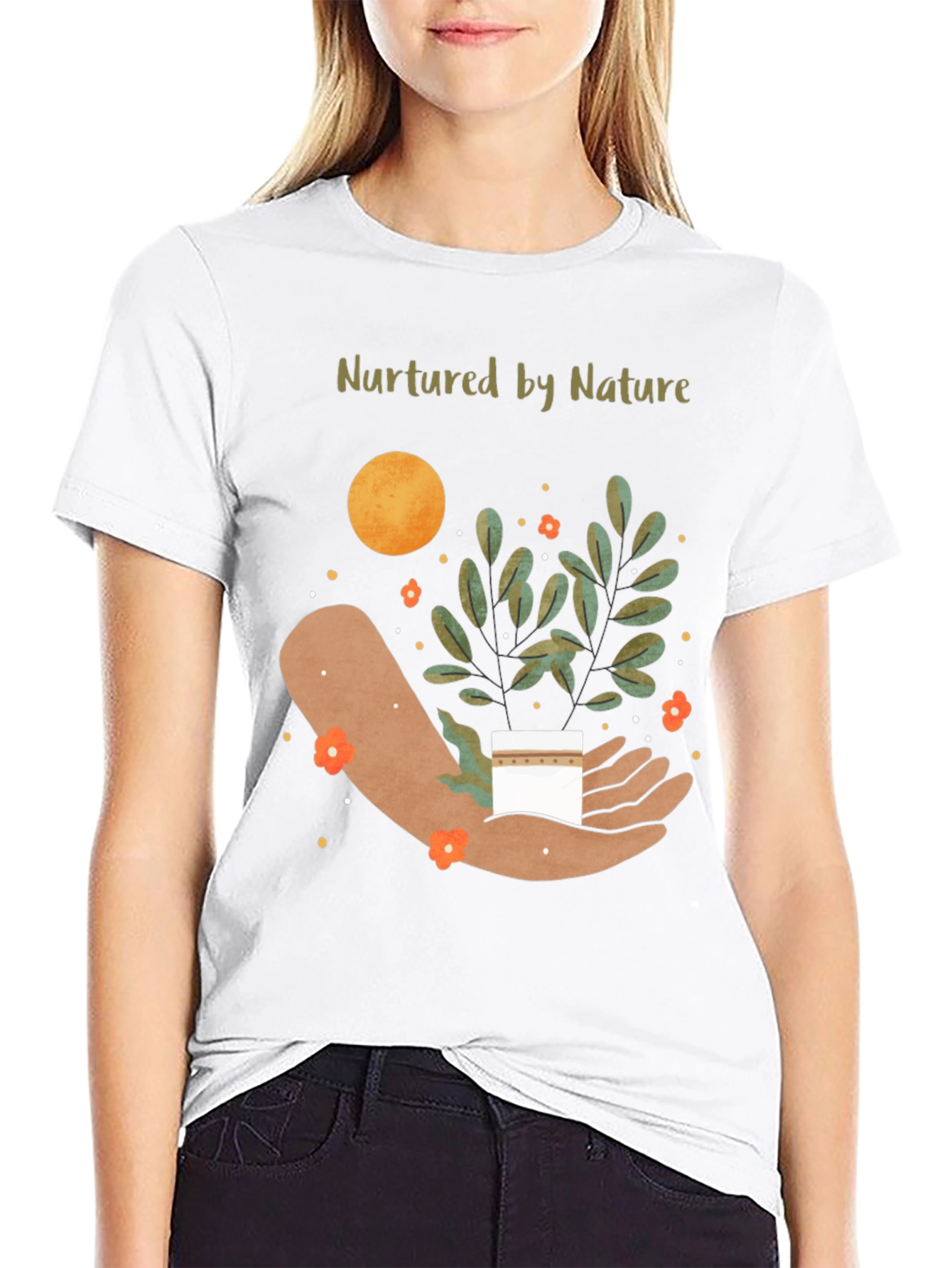 Nurtured By Nature Graphic T-Shirt