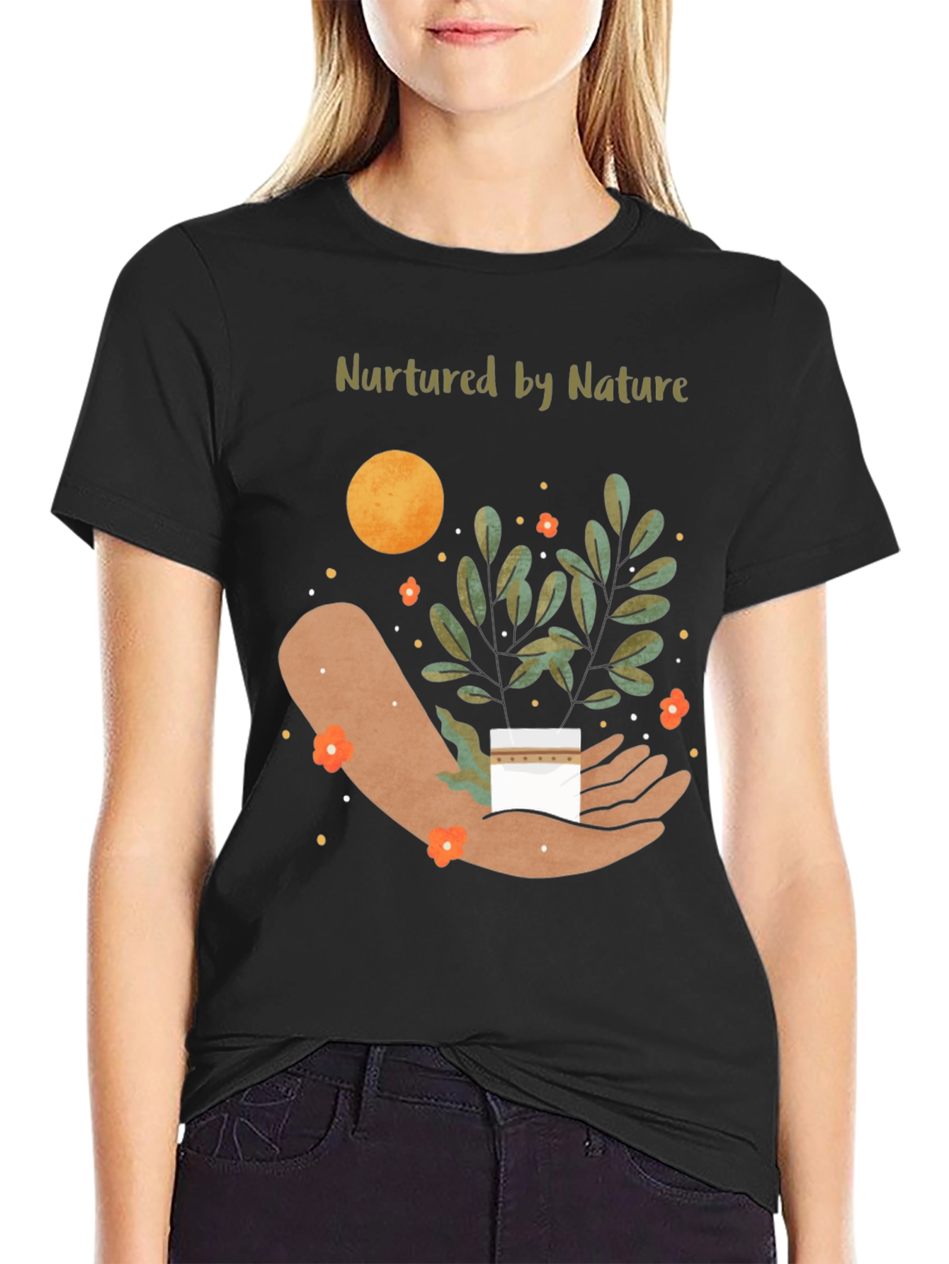 Nurtured By Nature Graphic T-Shirt