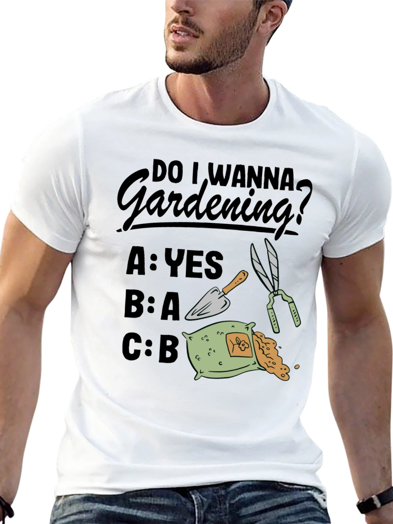 Gardening Humor T-Shirt - Do I Wanna Gardening?