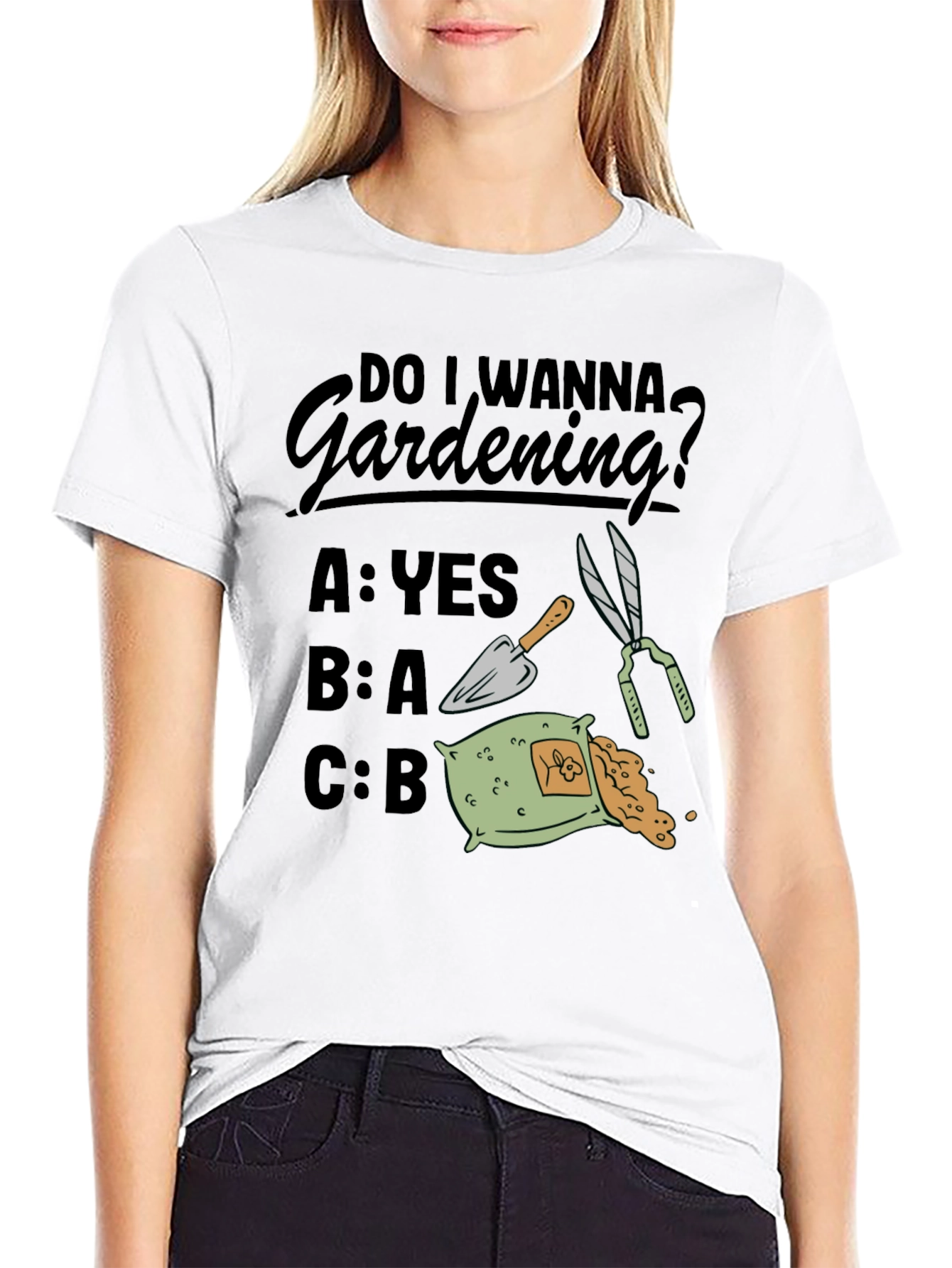 Gardening Humor T-Shirt - Do I Wanna Gardening?
