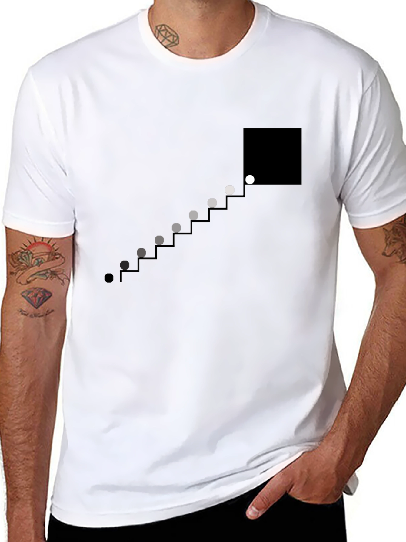 Ascending Black T-Shirt