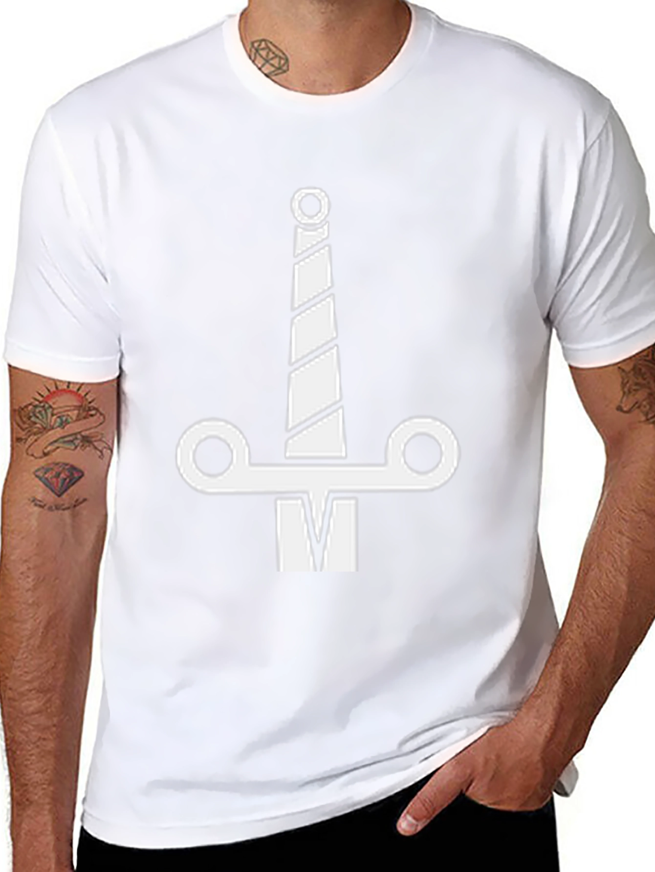 Sword Graphic Black T-Shirt