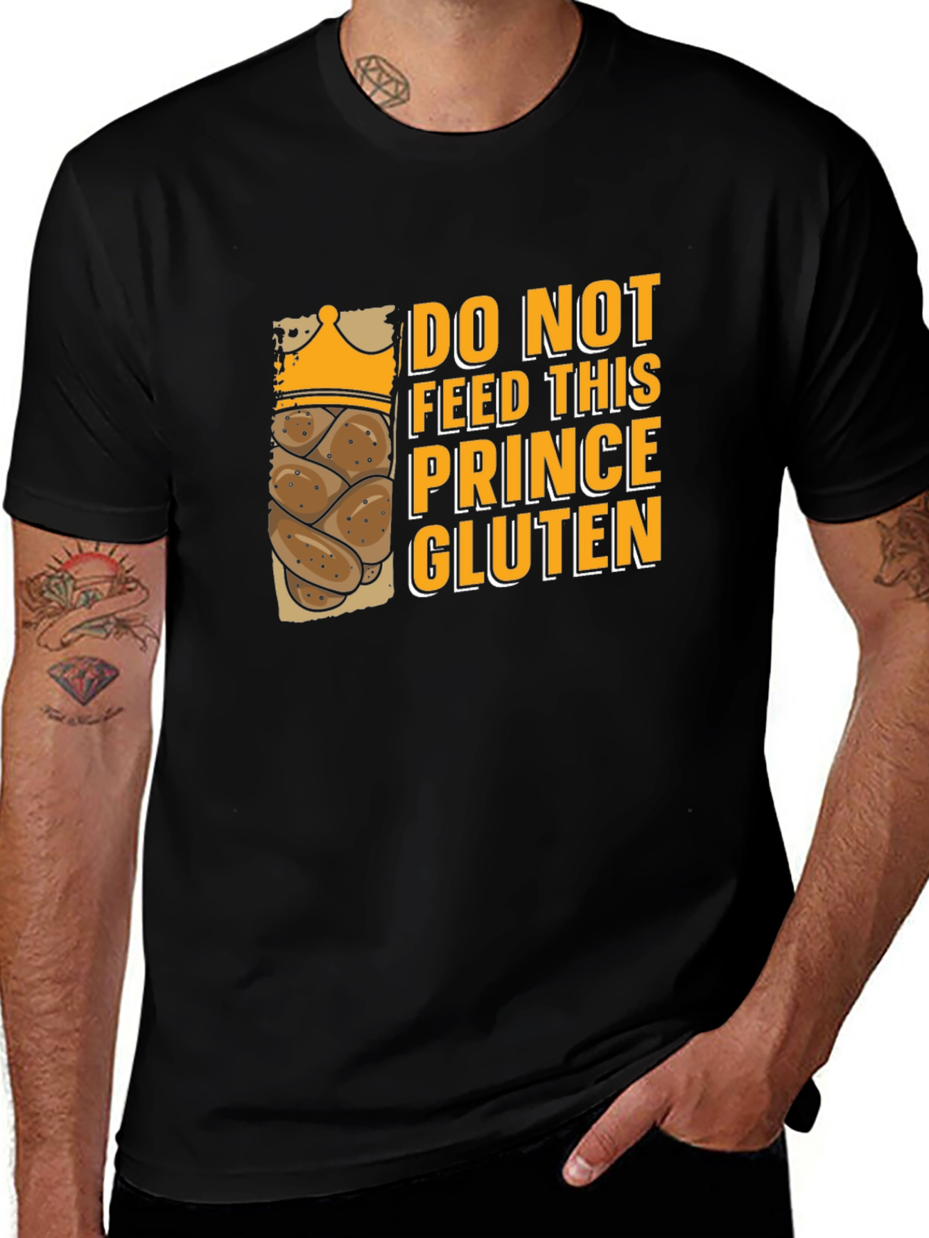 Do Not Feed Prince Gluten Funny T-Shirt