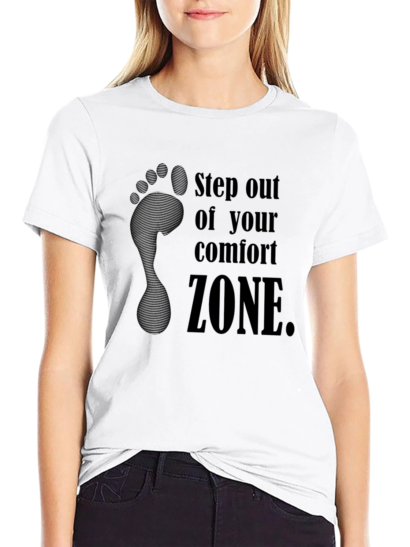 Step Out Comfort Zone T-Shirt - Motivational Apparel