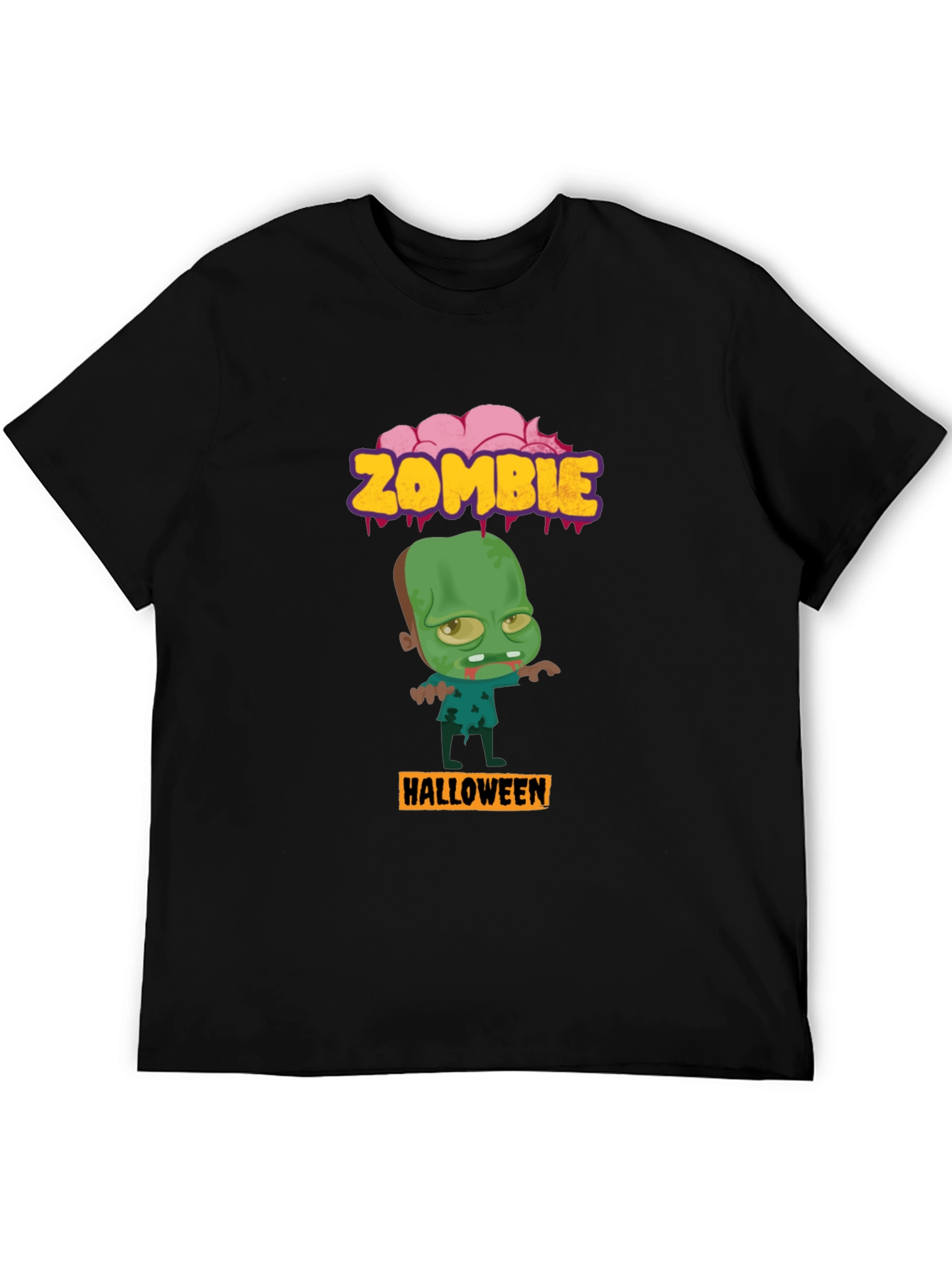 Zombie Halloween Graphic T-Shirt