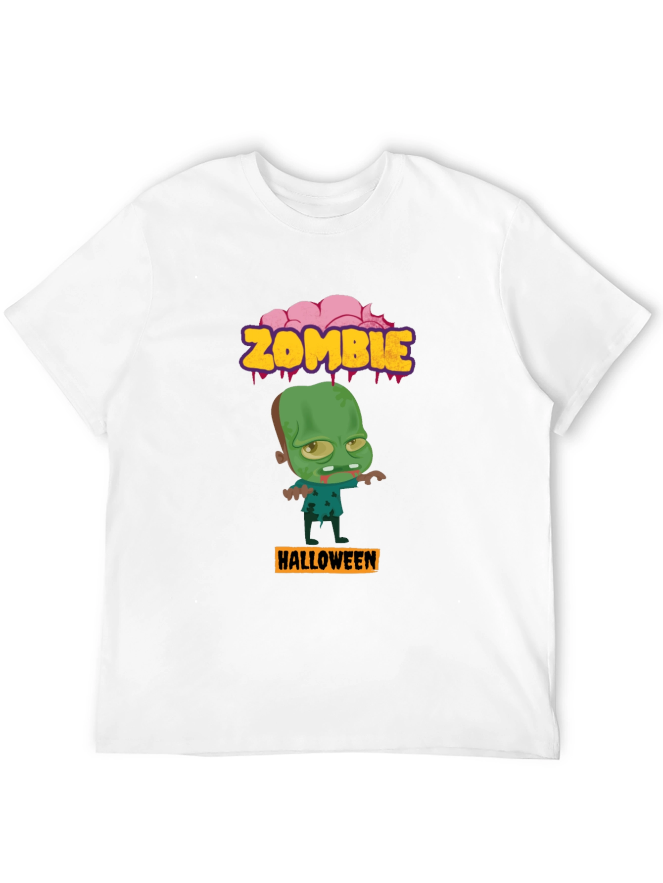 Zombie Halloween Graphic T-Shirt