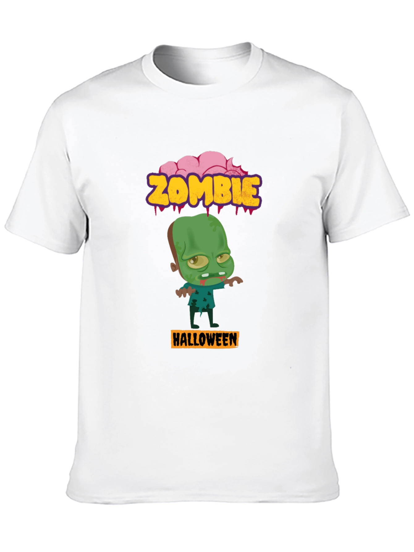 Zombie Halloween Graphic T-Shirt