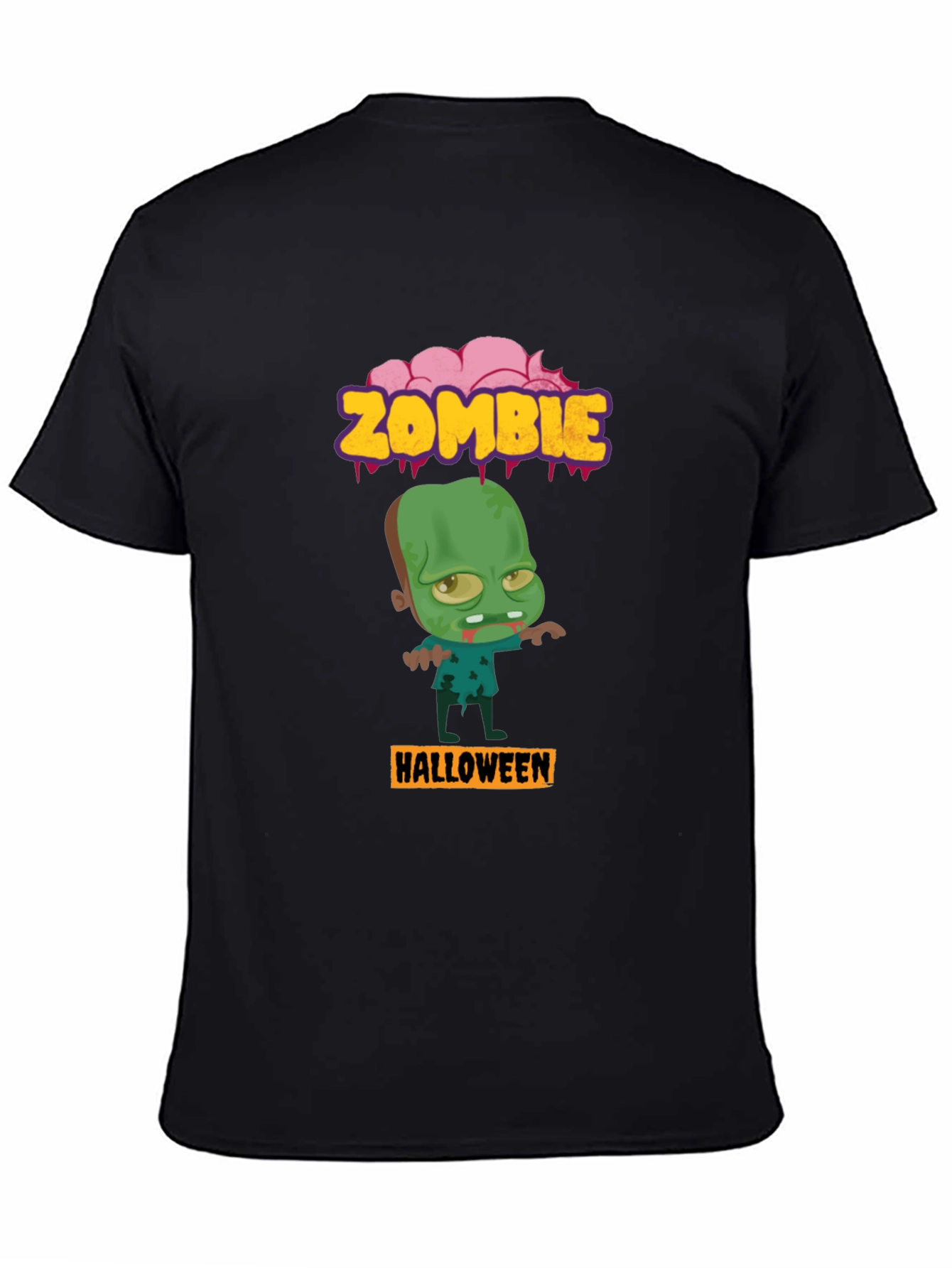 Zombie Halloween Graphic T-Shirt