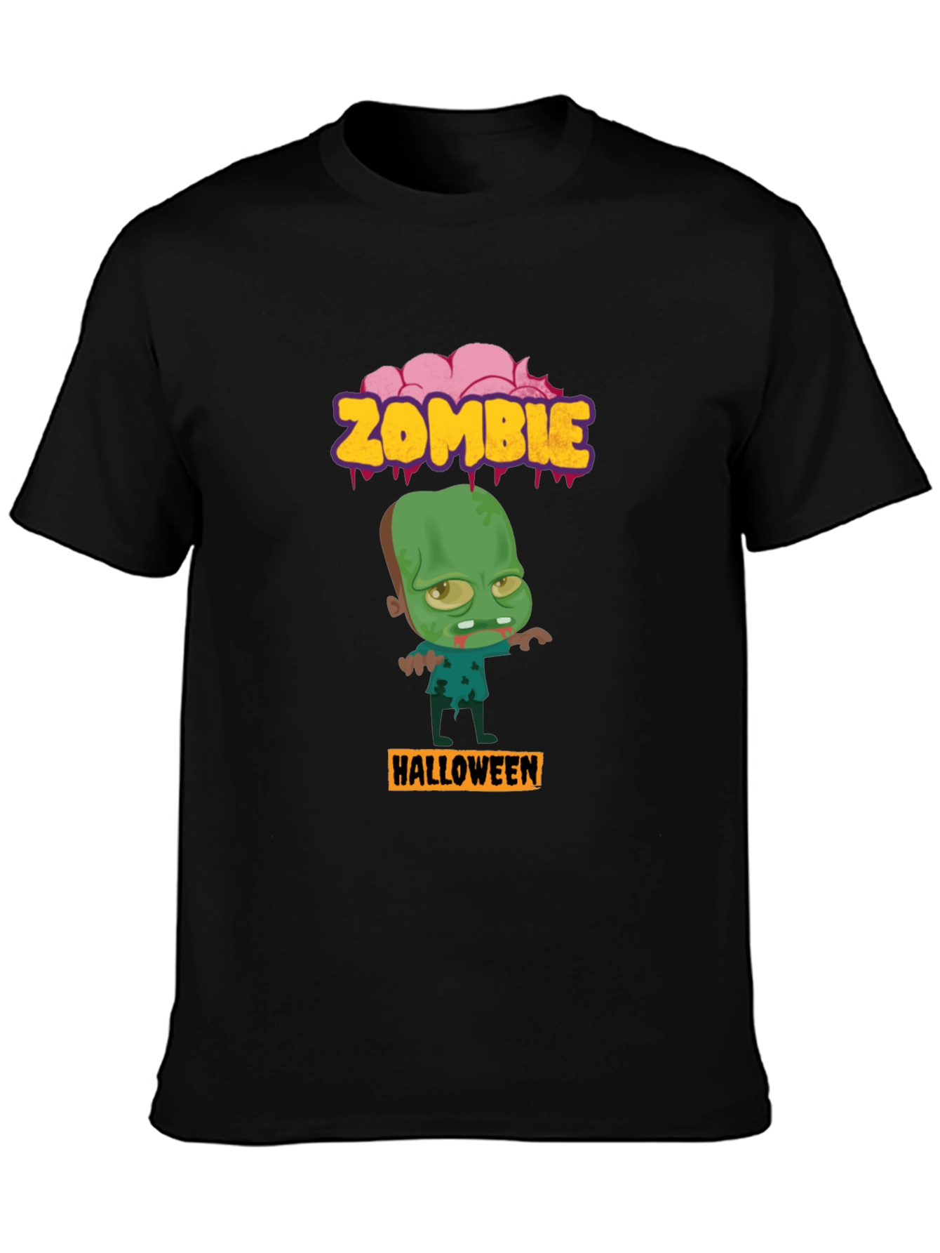 Zombie Halloween Graphic T-Shirt