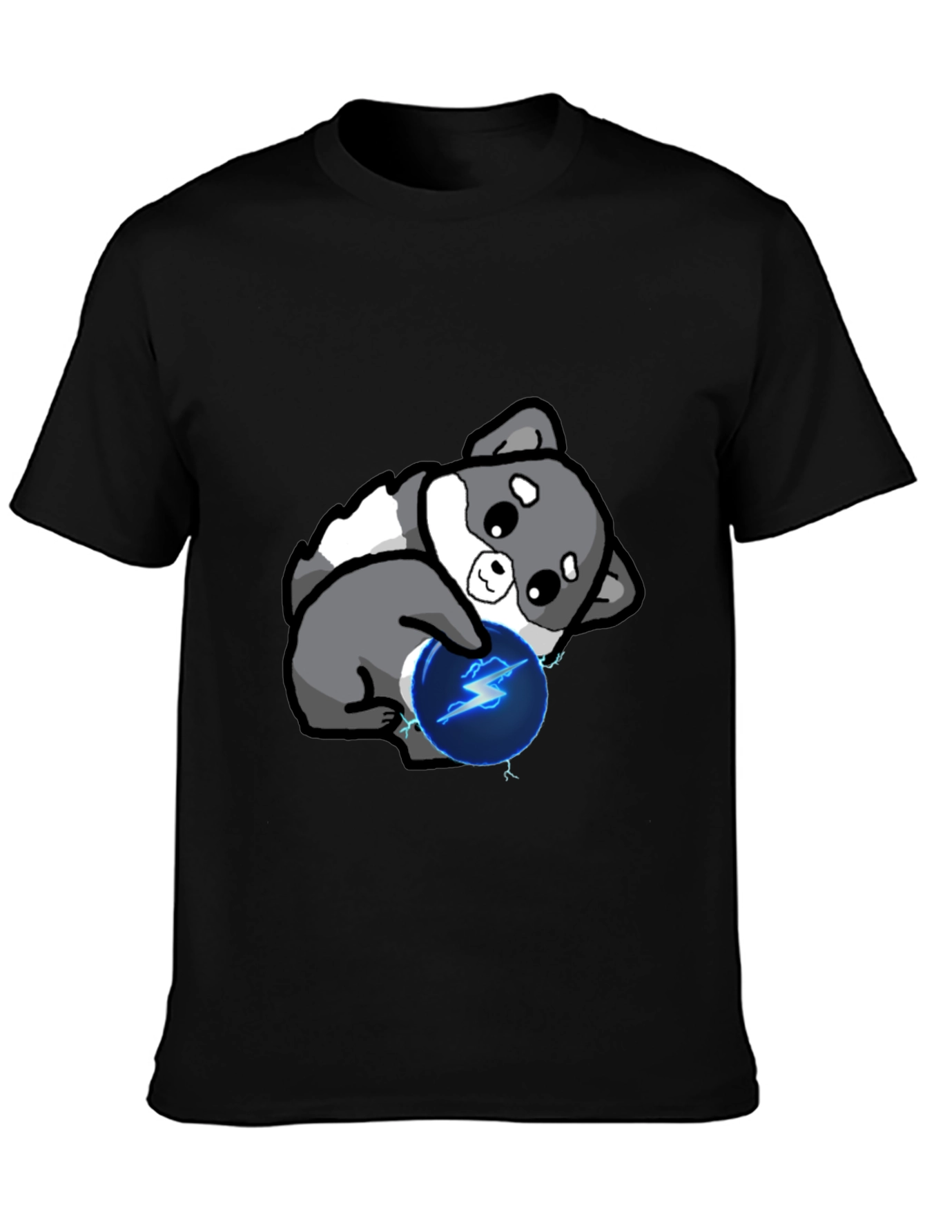 Cute Doge with Lightning Ball T-Shirt