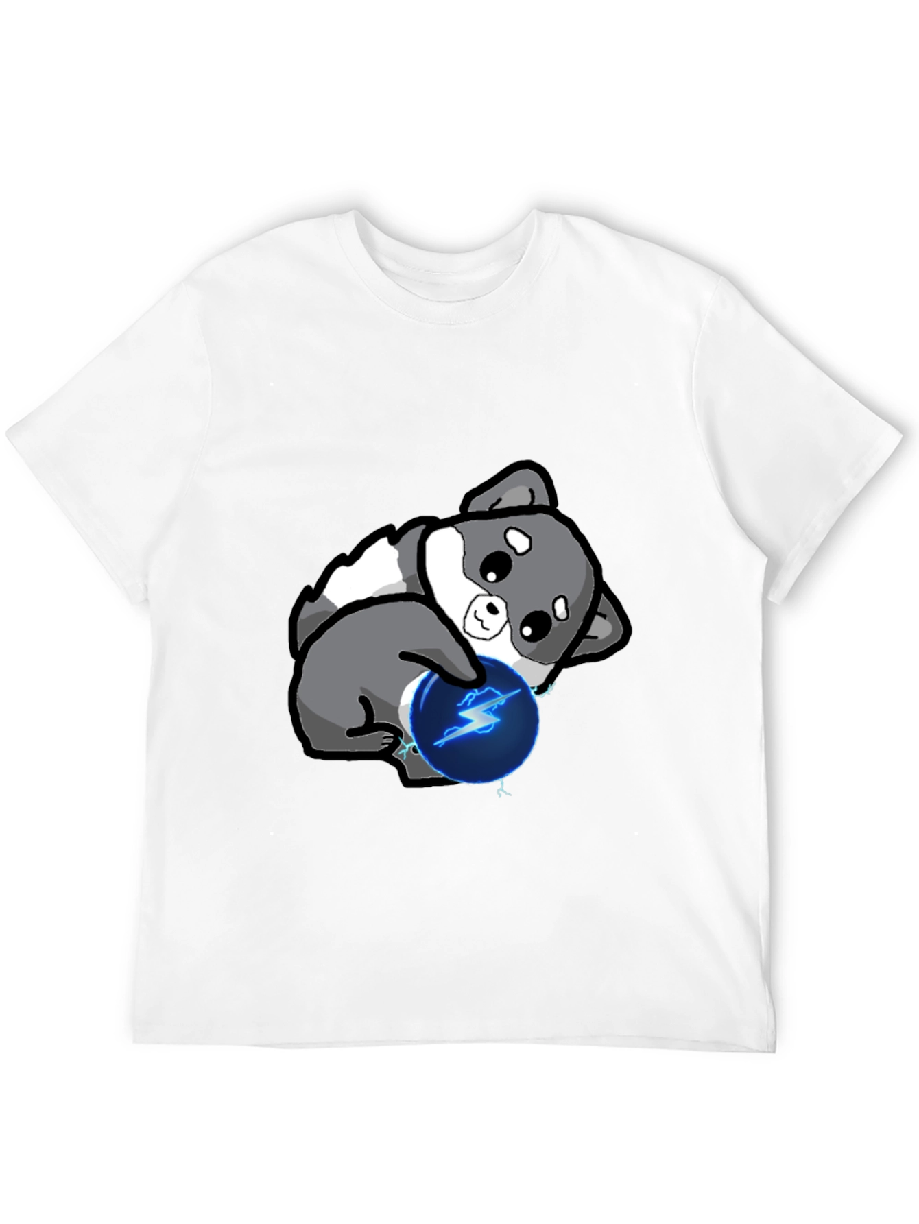 Cute Doge with Lightning Ball T-Shirt