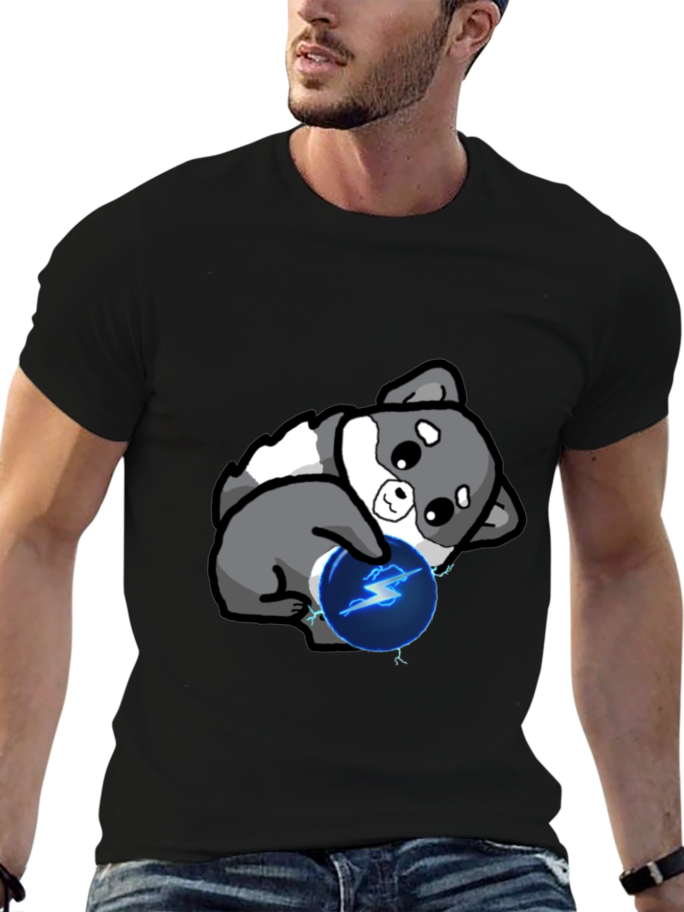 Cute Doge with Lightning Ball T-Shirt