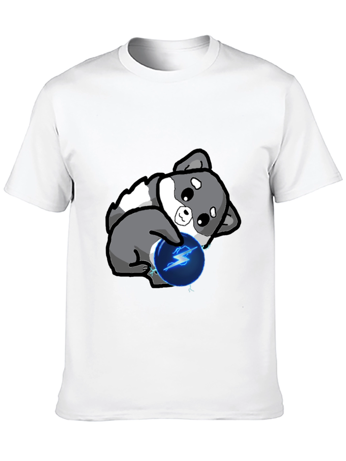 Cute Doge with Lightning Ball T-Shirt