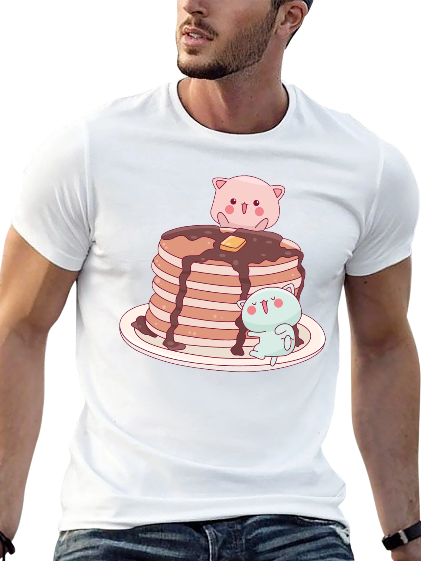 Pancake Stack Kawaii T-Shirt