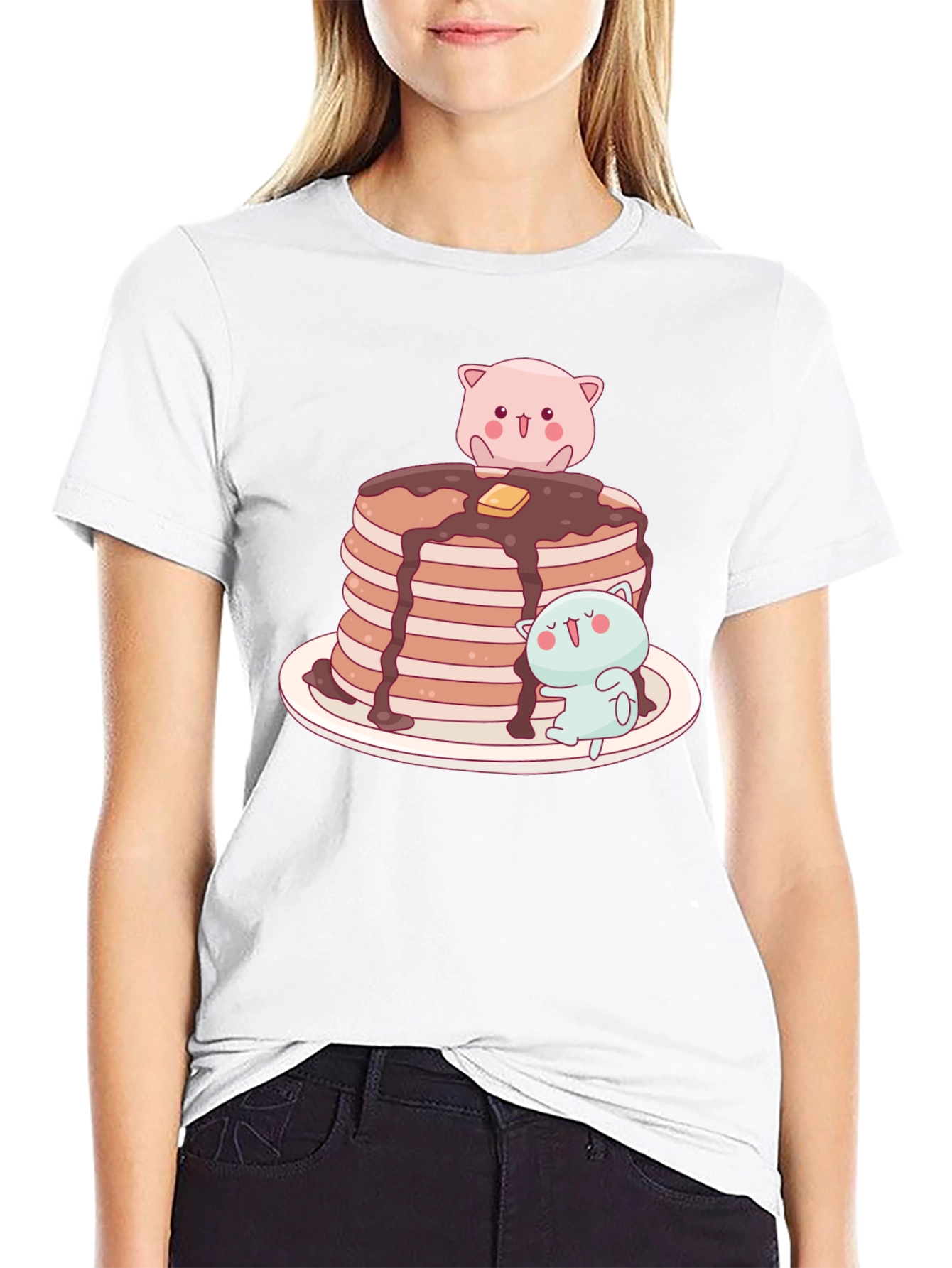 Pancake Stack Kawaii T-Shirt