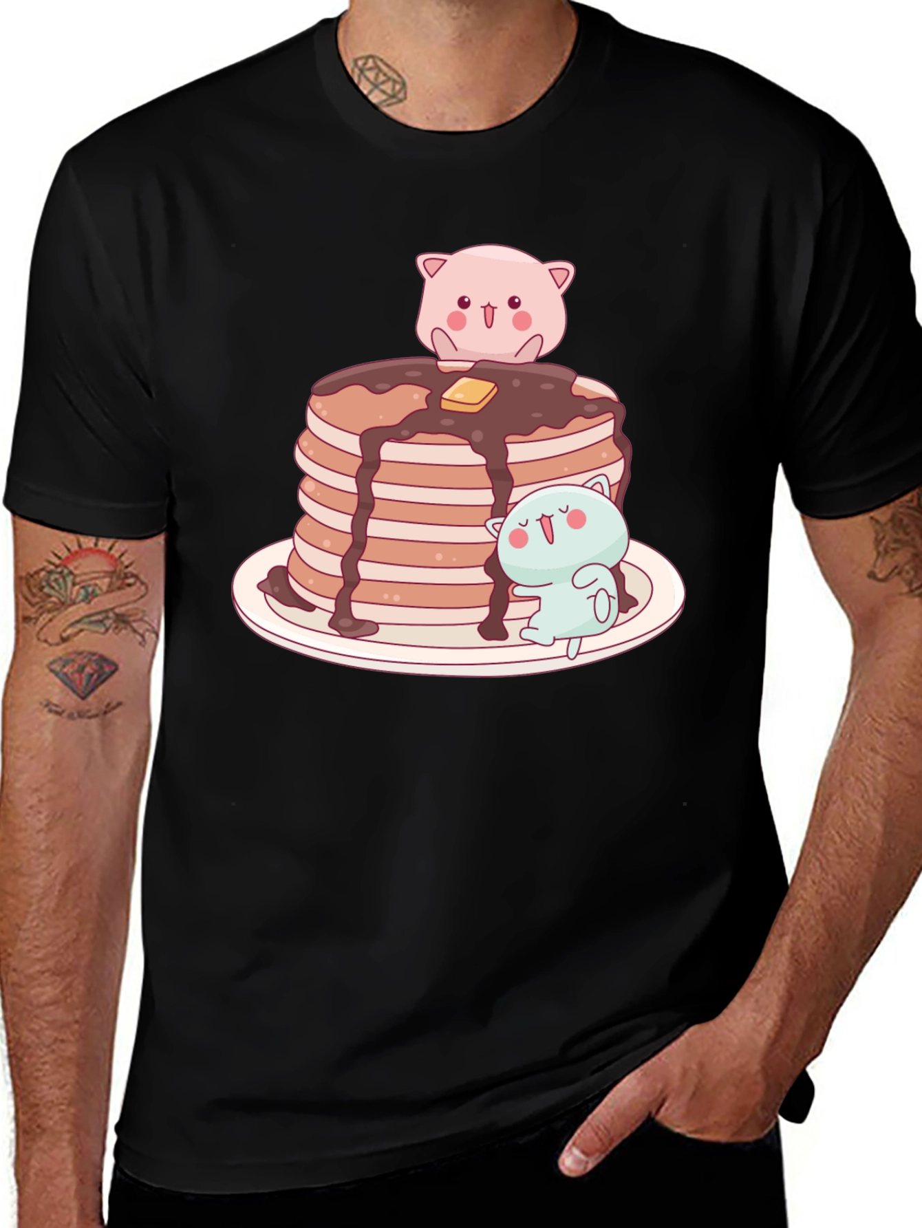 Pancake Stack Kawaii T-Shirt