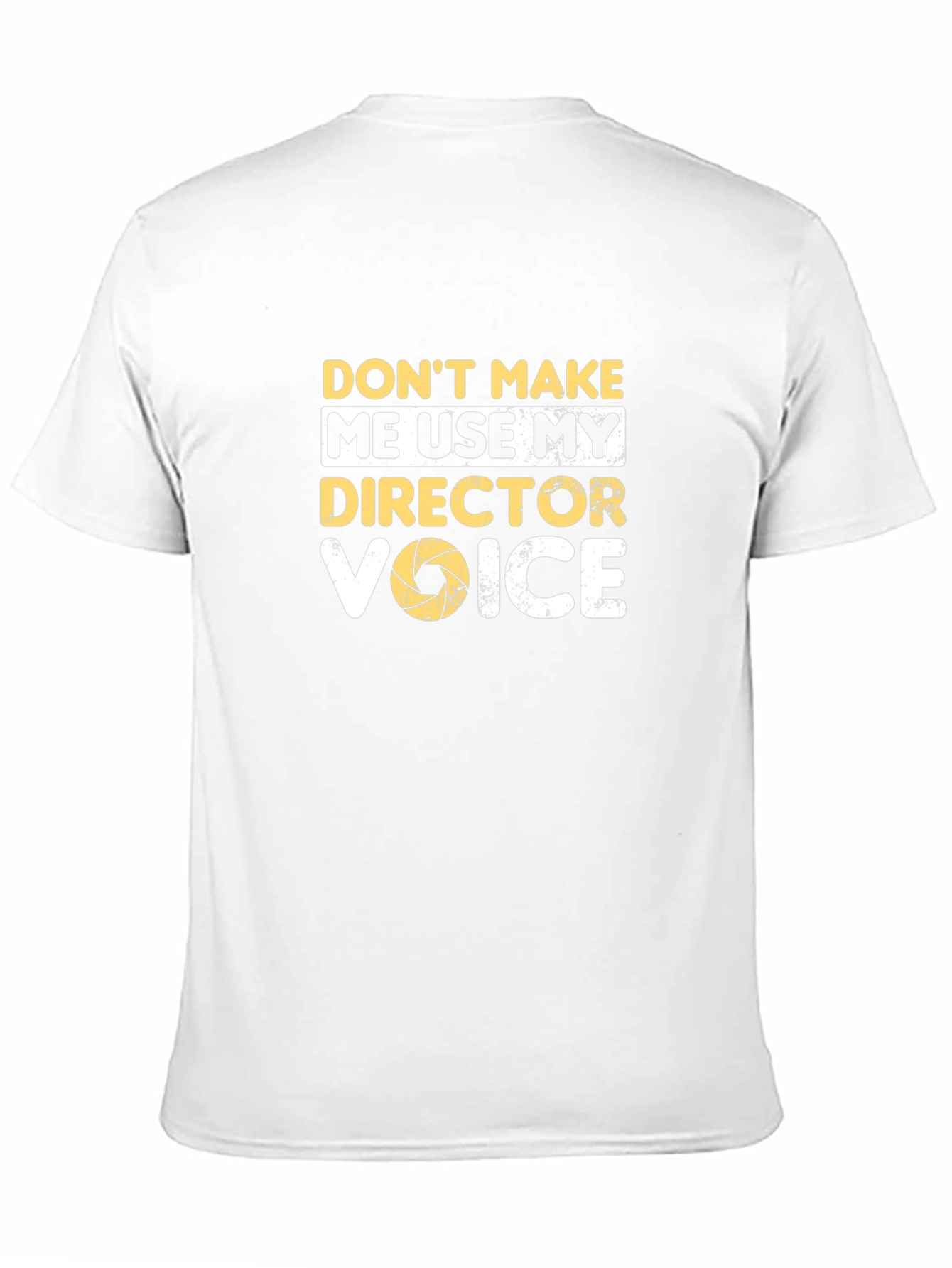 Director Voice T-Shirt - Funny Film Crew Apparel