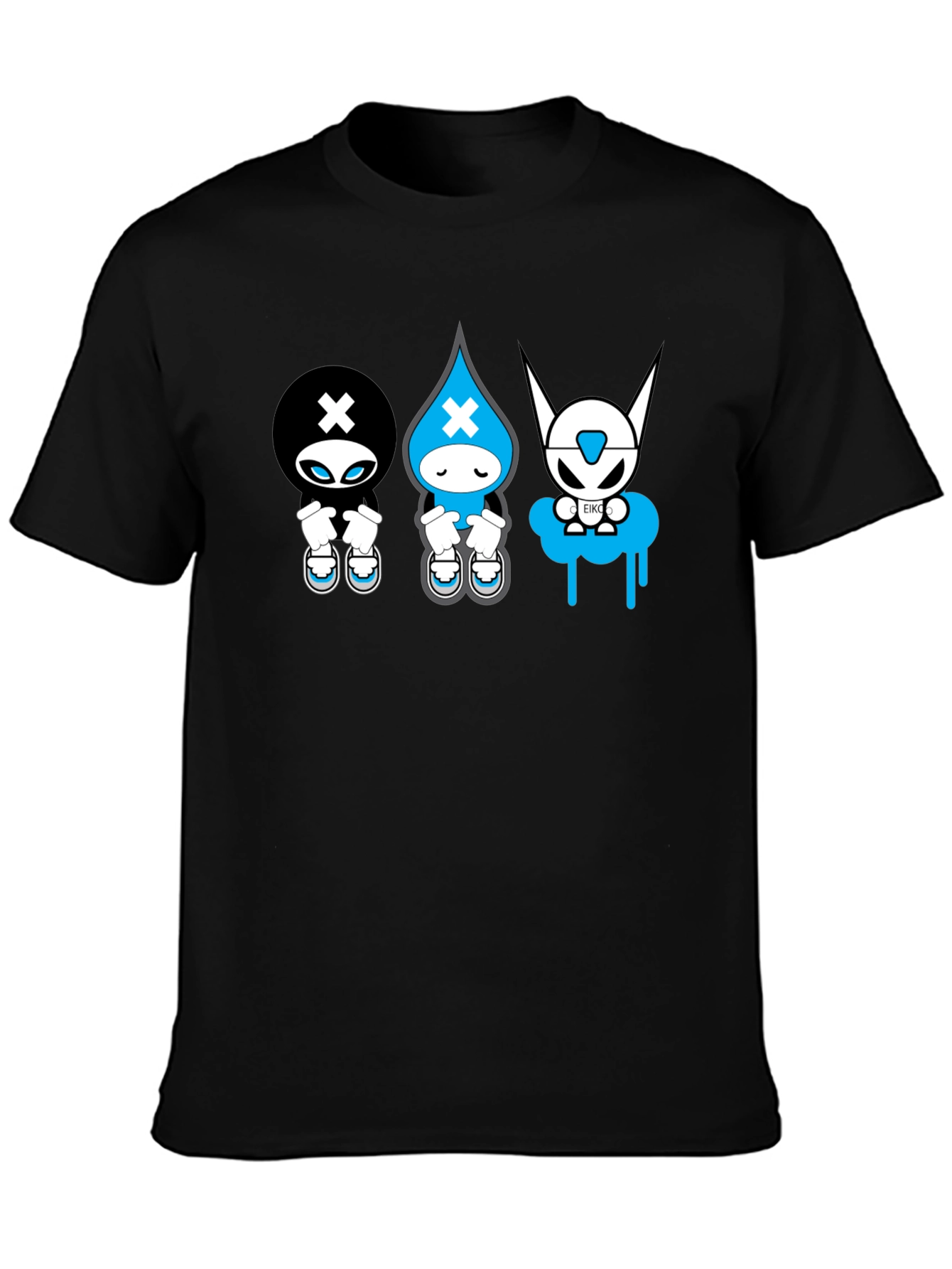 Unique Graphic Tee: Abstract Character Design