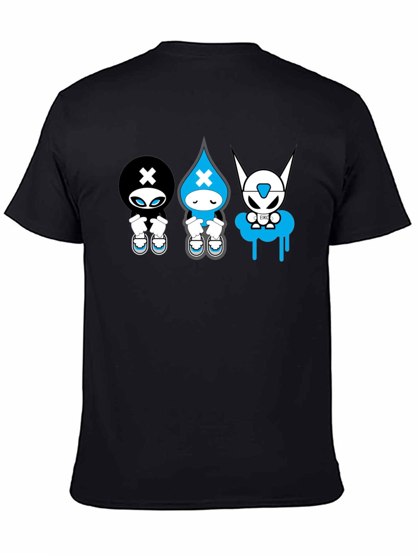 Unique Graphic Tee: Abstract Character Design