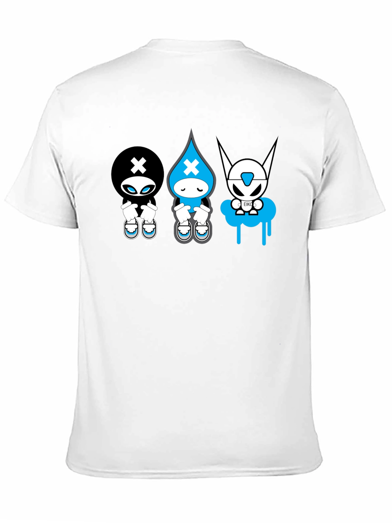 Unique Graphic Tee: Abstract Character Design
