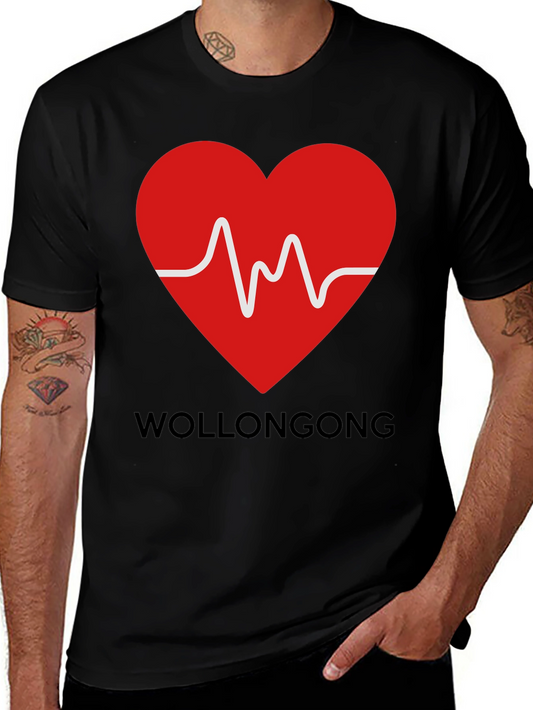 Wollongong Heartbeat T-Shirt - Graphic Tee