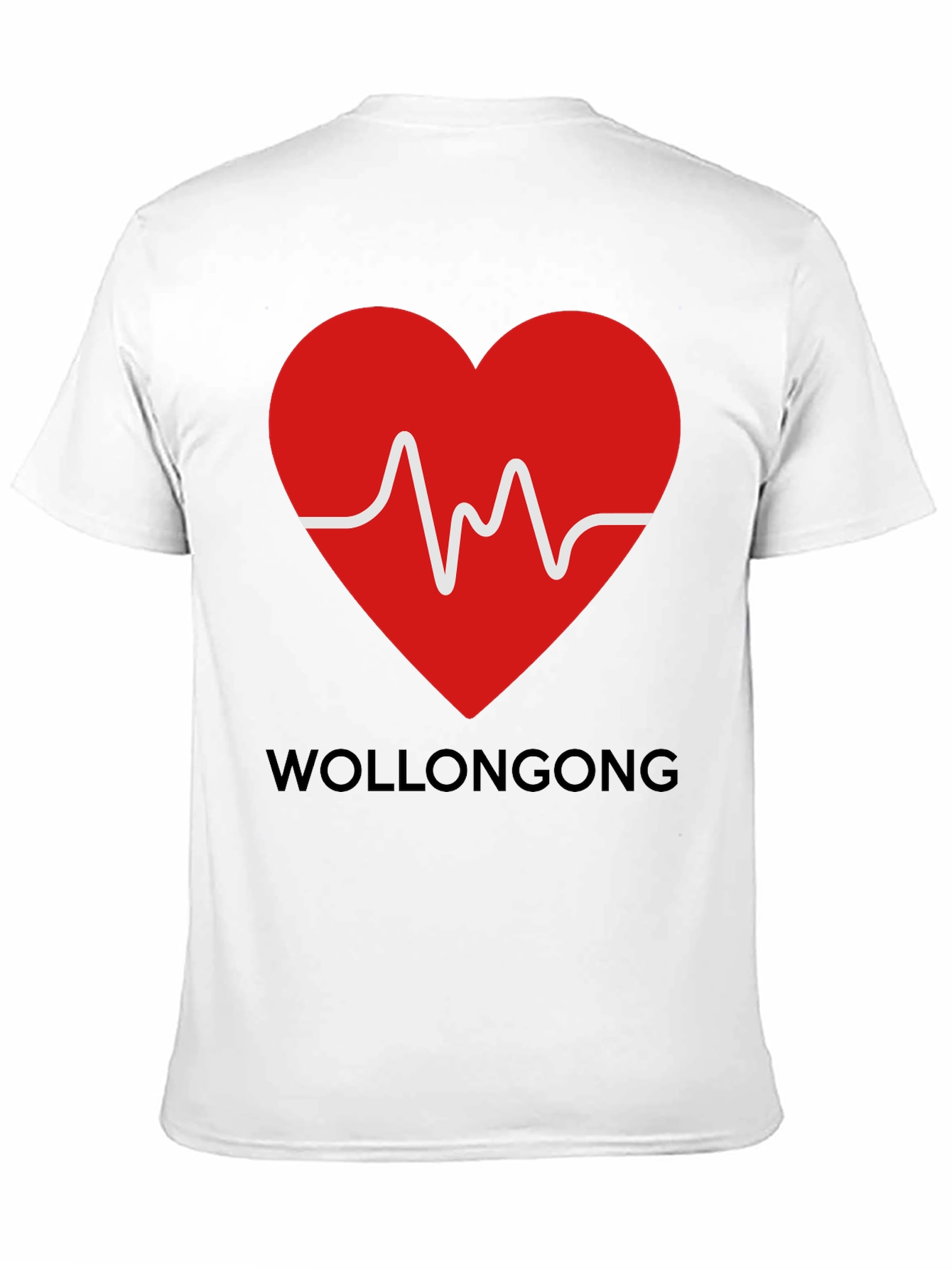 Wollongong Heartbeat T-Shirt - Graphic Tee