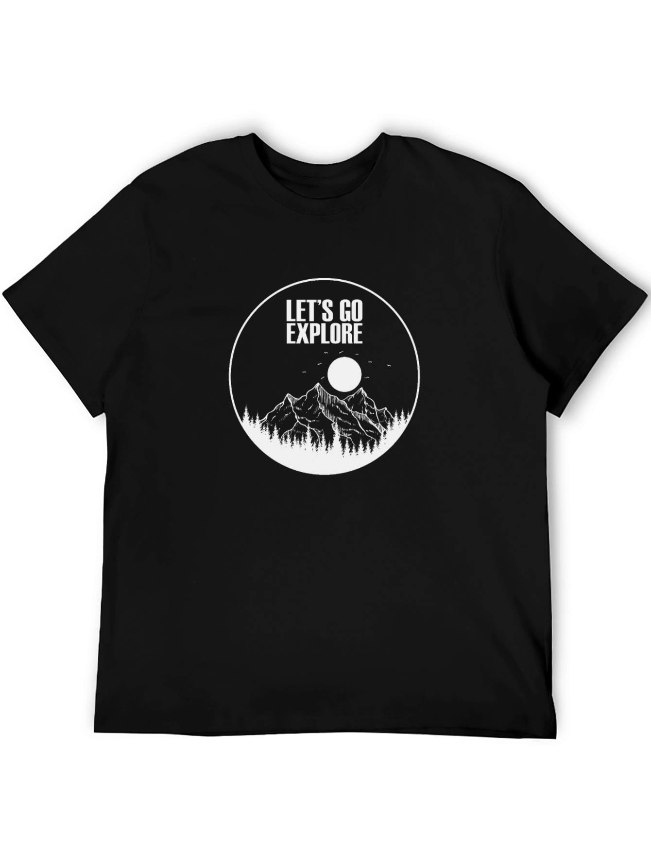 Lets Go Explore Graphic Tee - Adventure Awaits!