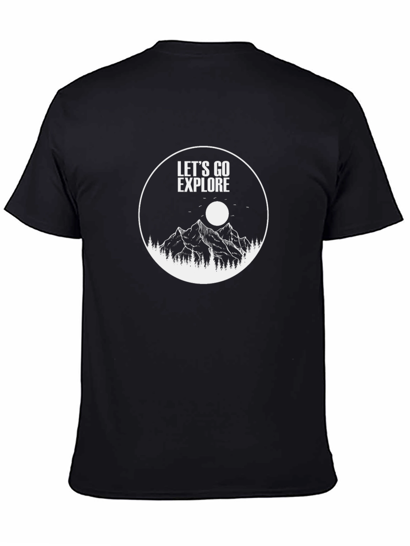 Lets Go Explore Graphic Tee - Adventure Awaits!