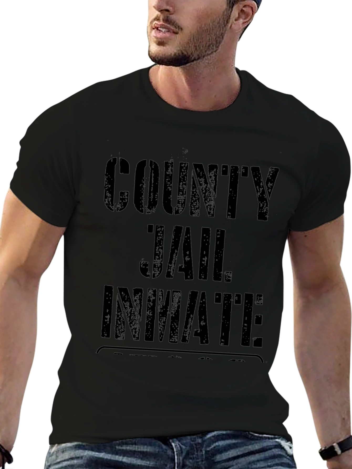 County Jail Inmate Graphic Tee