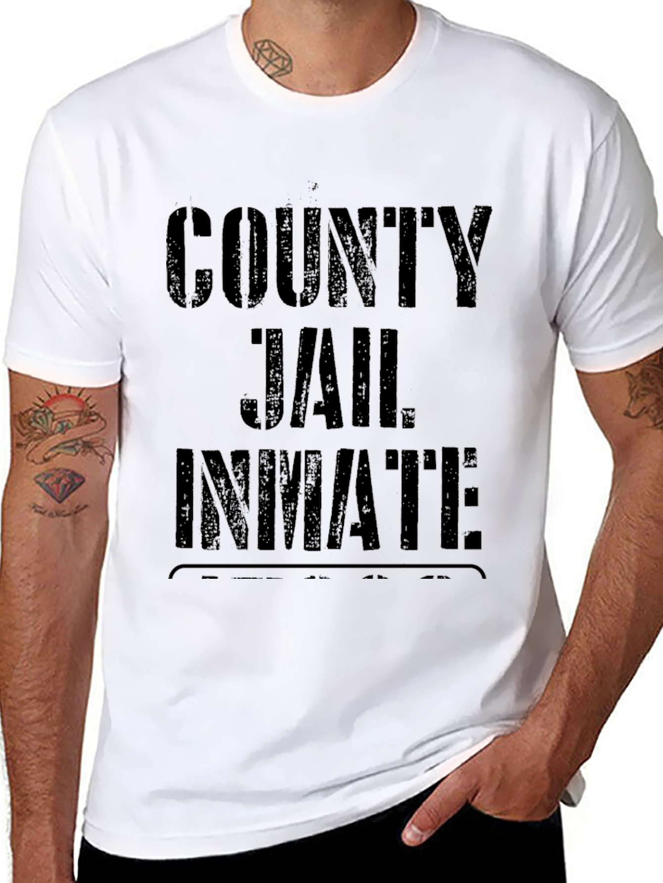 County Jail Inmate Graphic Tee