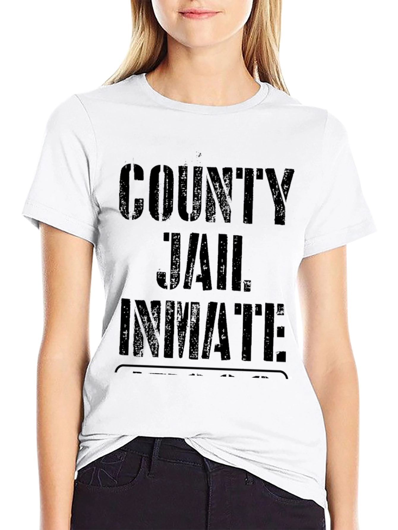 County Jail Inmate Graphic Tee