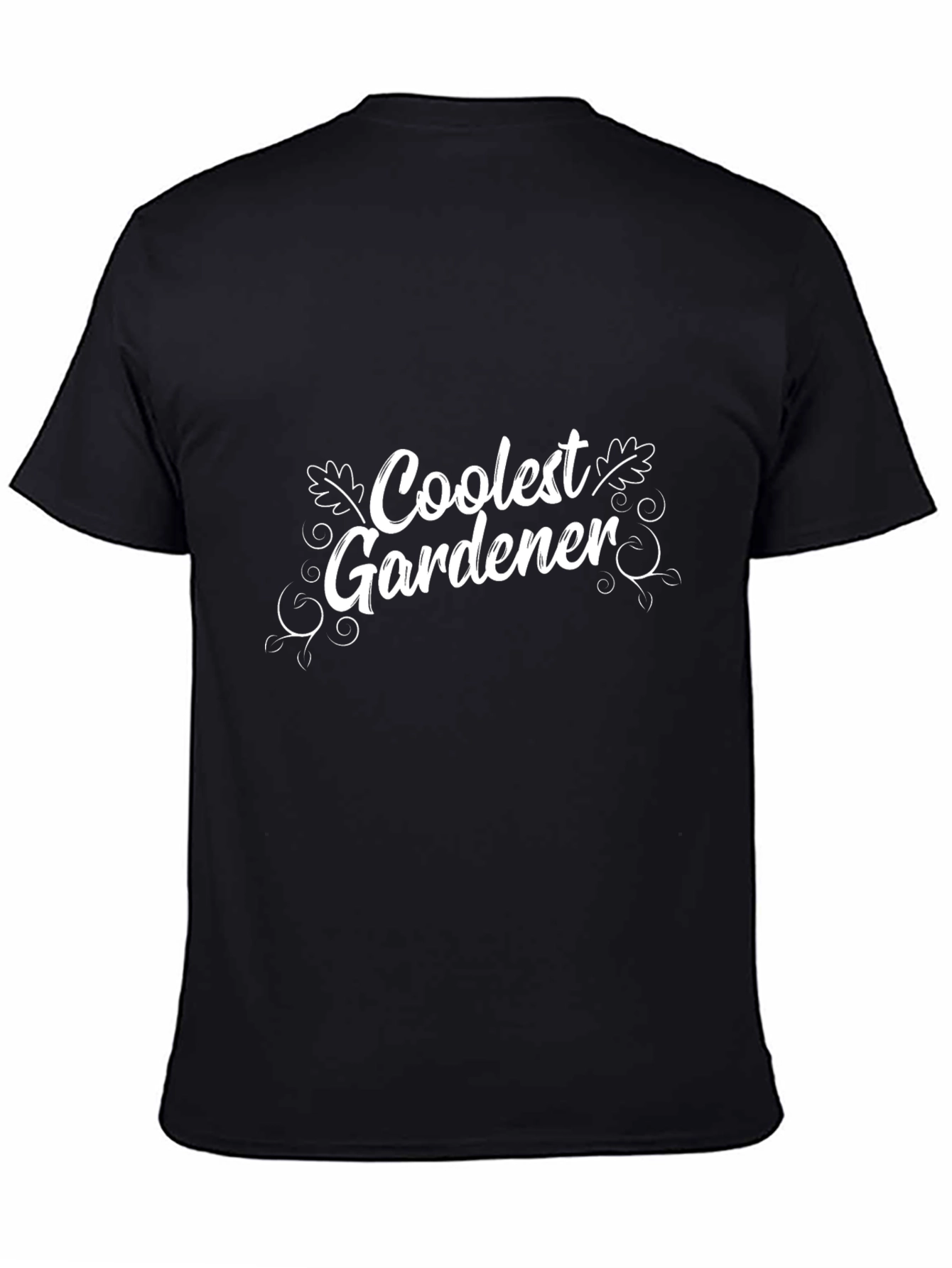 Coolest Gardener Black T-Shirt